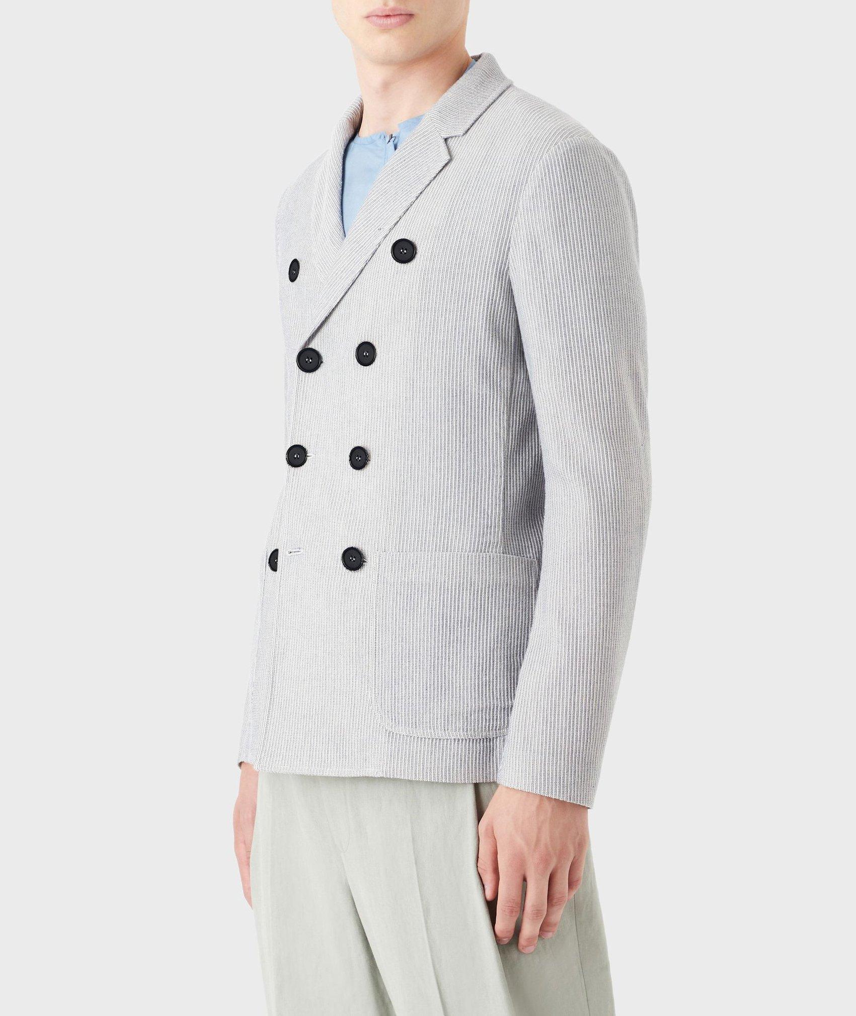 Jacquard Stretch Cashmere-Silk Blend Sport Jacket image 1