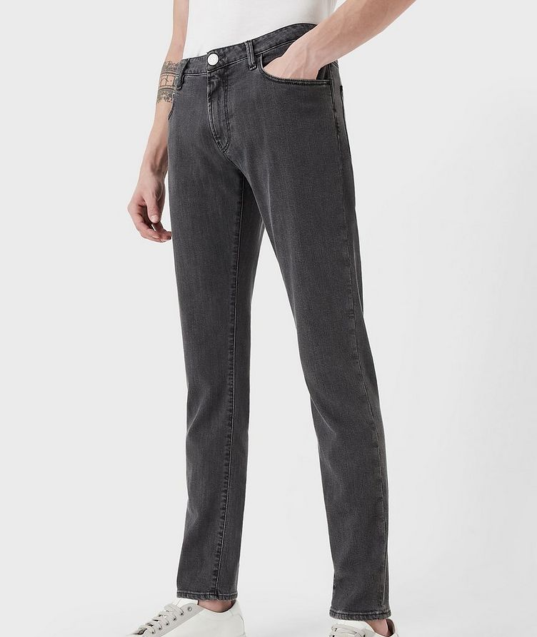 Slim-Fit Stretch-Cotton Jeans image 1