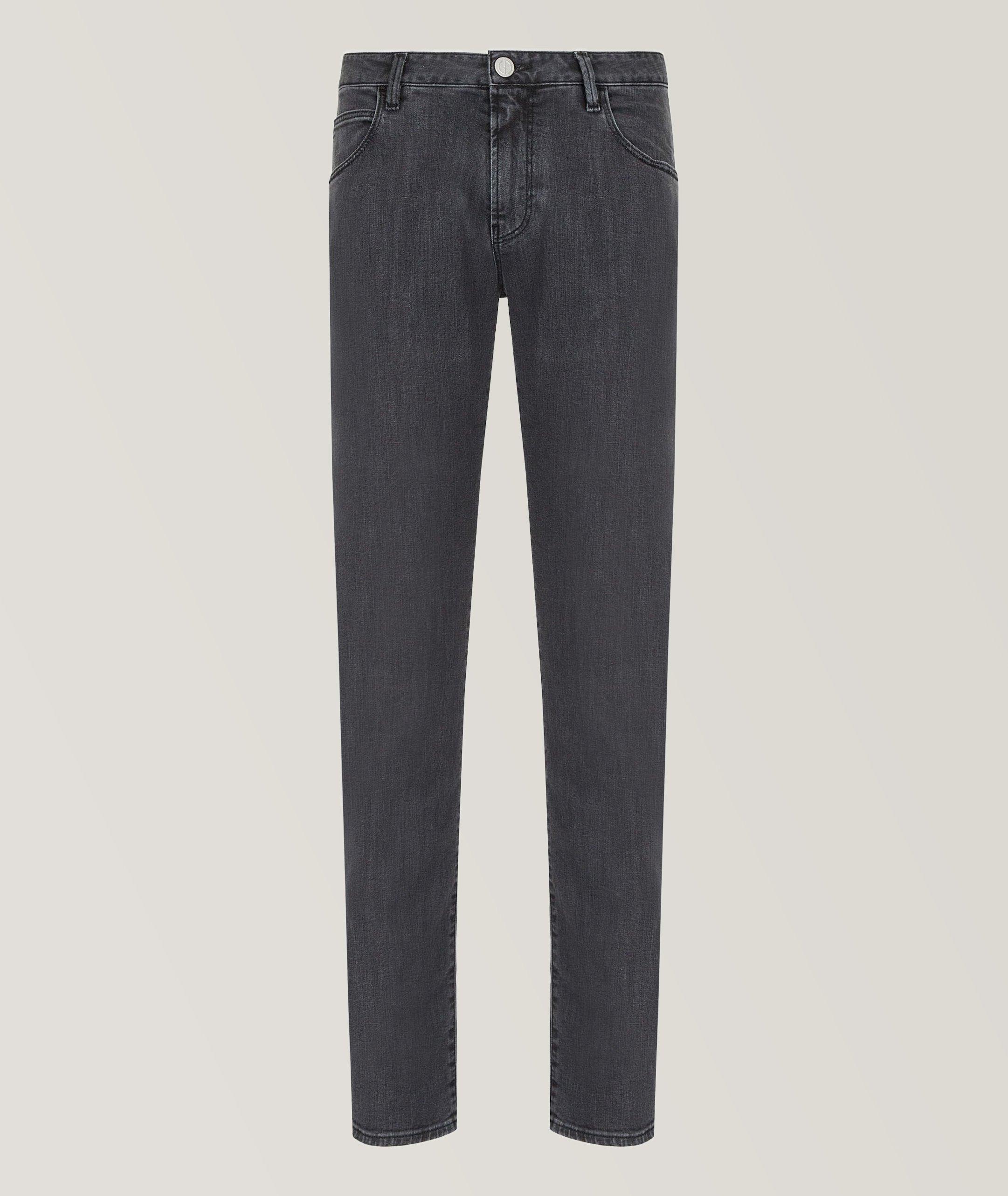 Slim-Fit Stretch-Cotton Jeans image 0