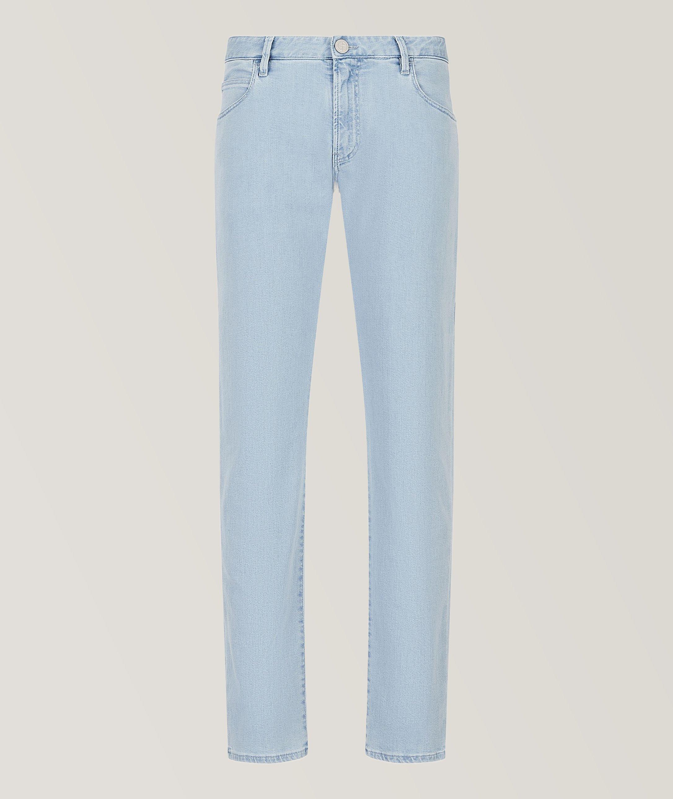 Slim-Fit Stretch-Cotton Jeans image 0