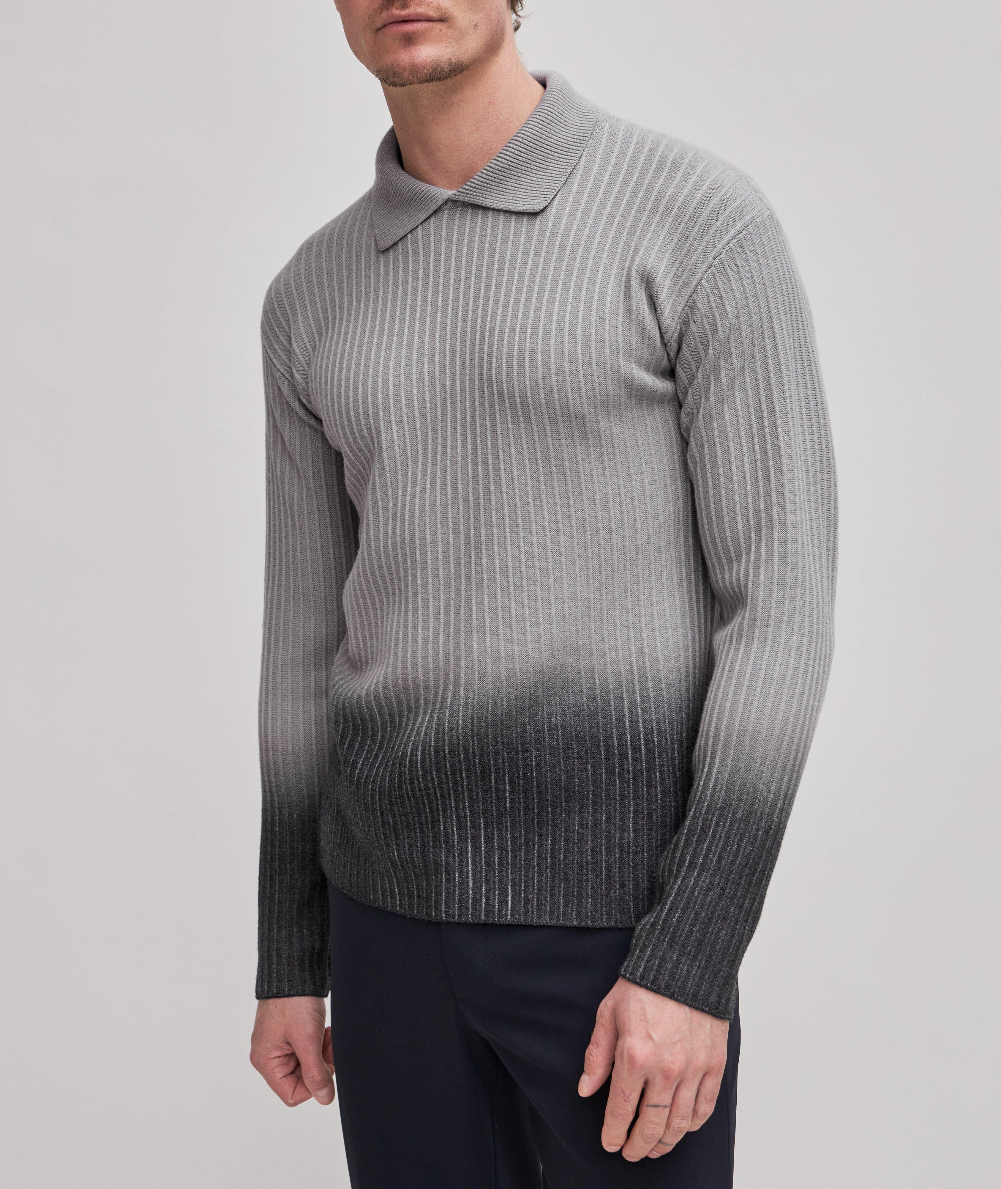 Airbrushed Detailing Virgin Wool Sweater image 1