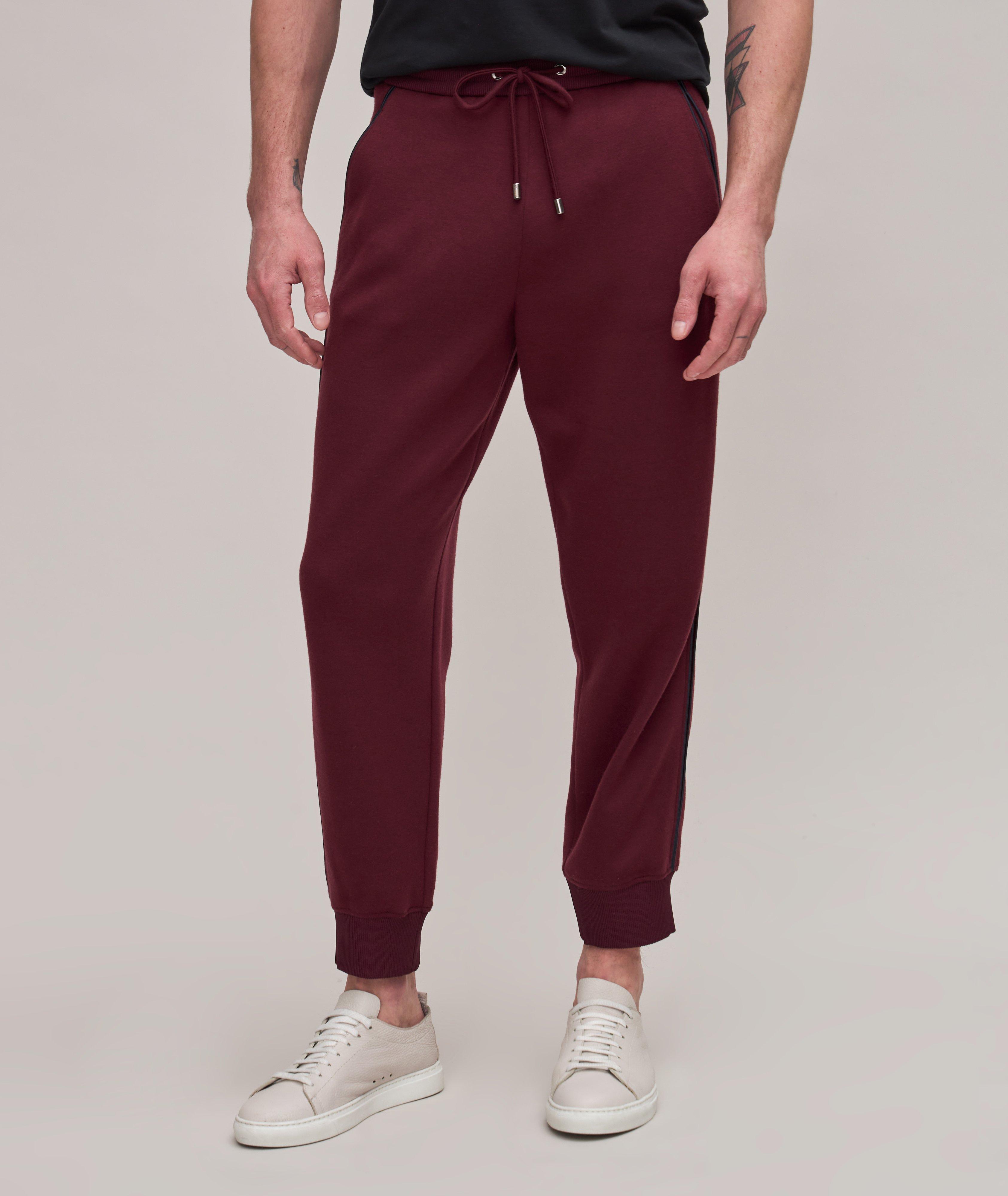 Lucky Rabbit Cashmere-Blend Jersey Contrast Joggers  image 1