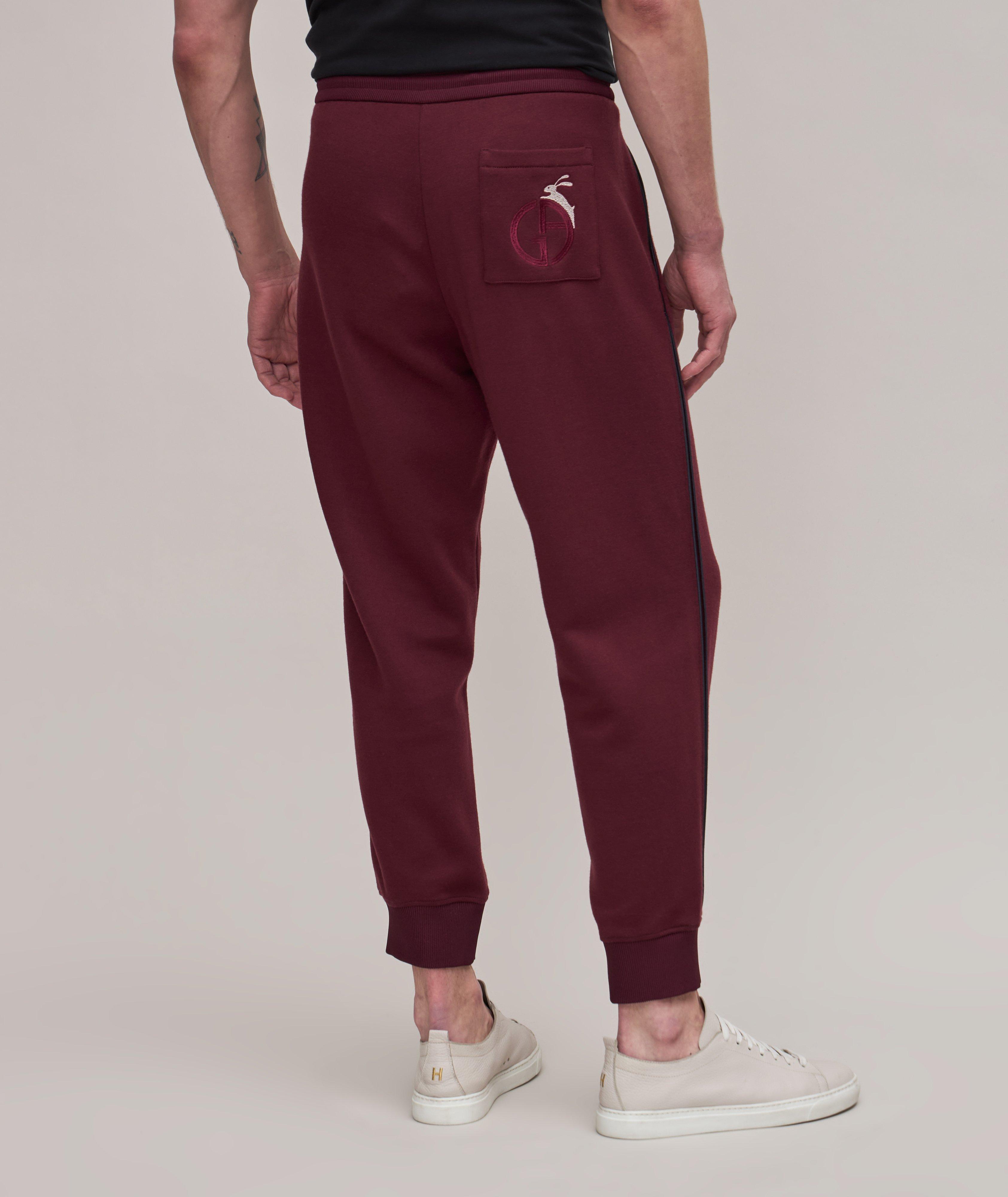 Lucky Rabbit Cashmere-Blend Jersey Contrast Joggers  image 2