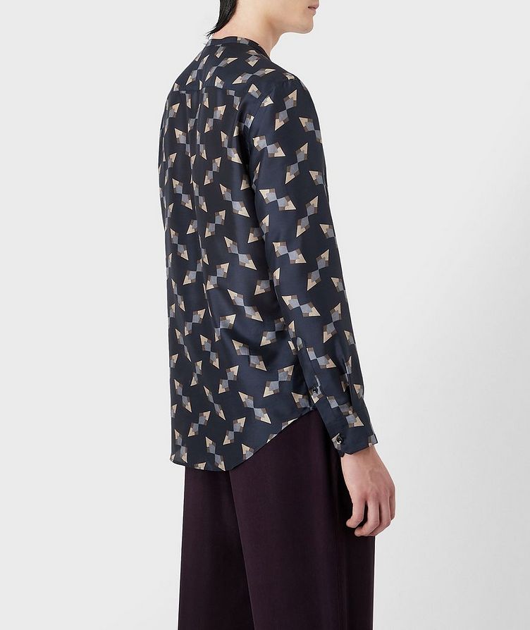 Geometric Silk Dress Shirt image 2