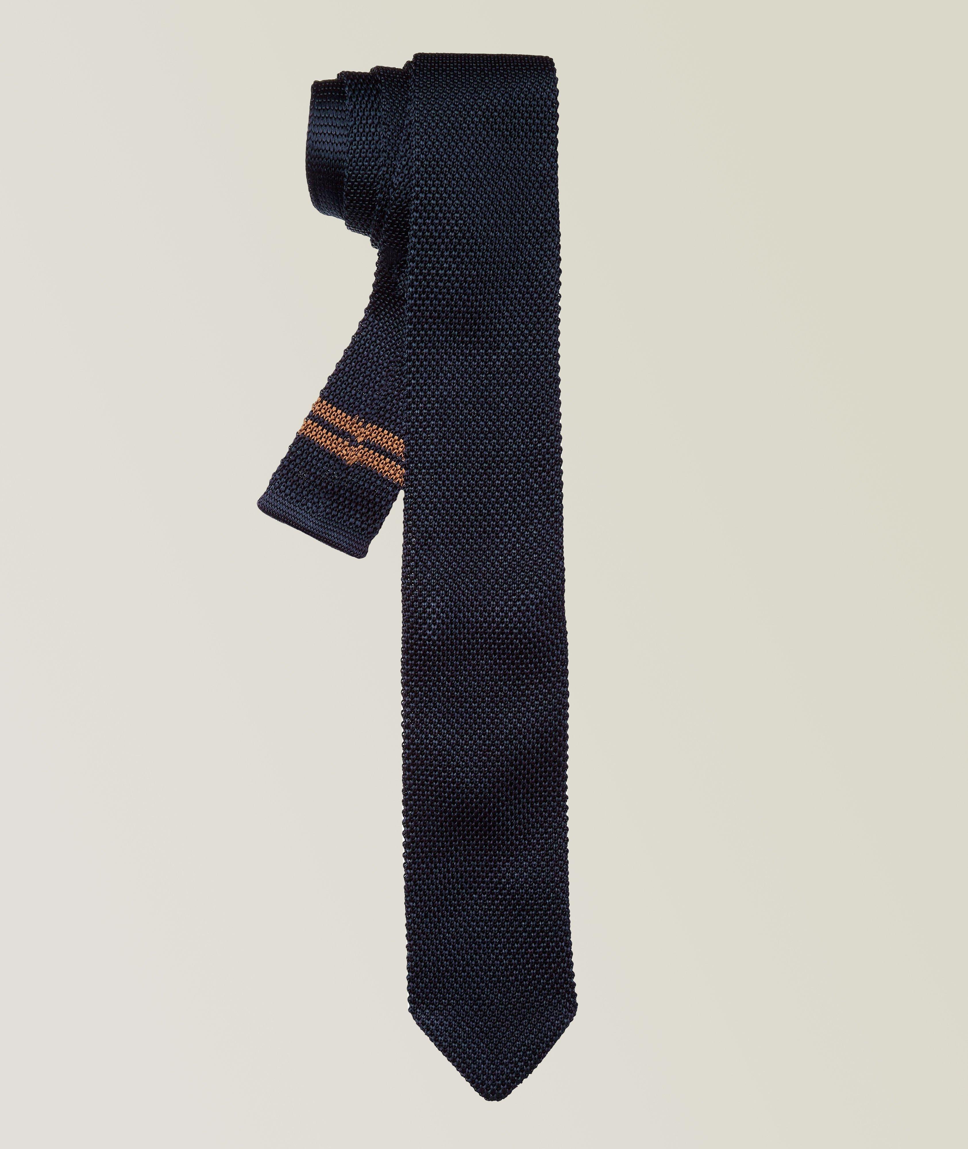 Zegna Knitted Silk Tie 