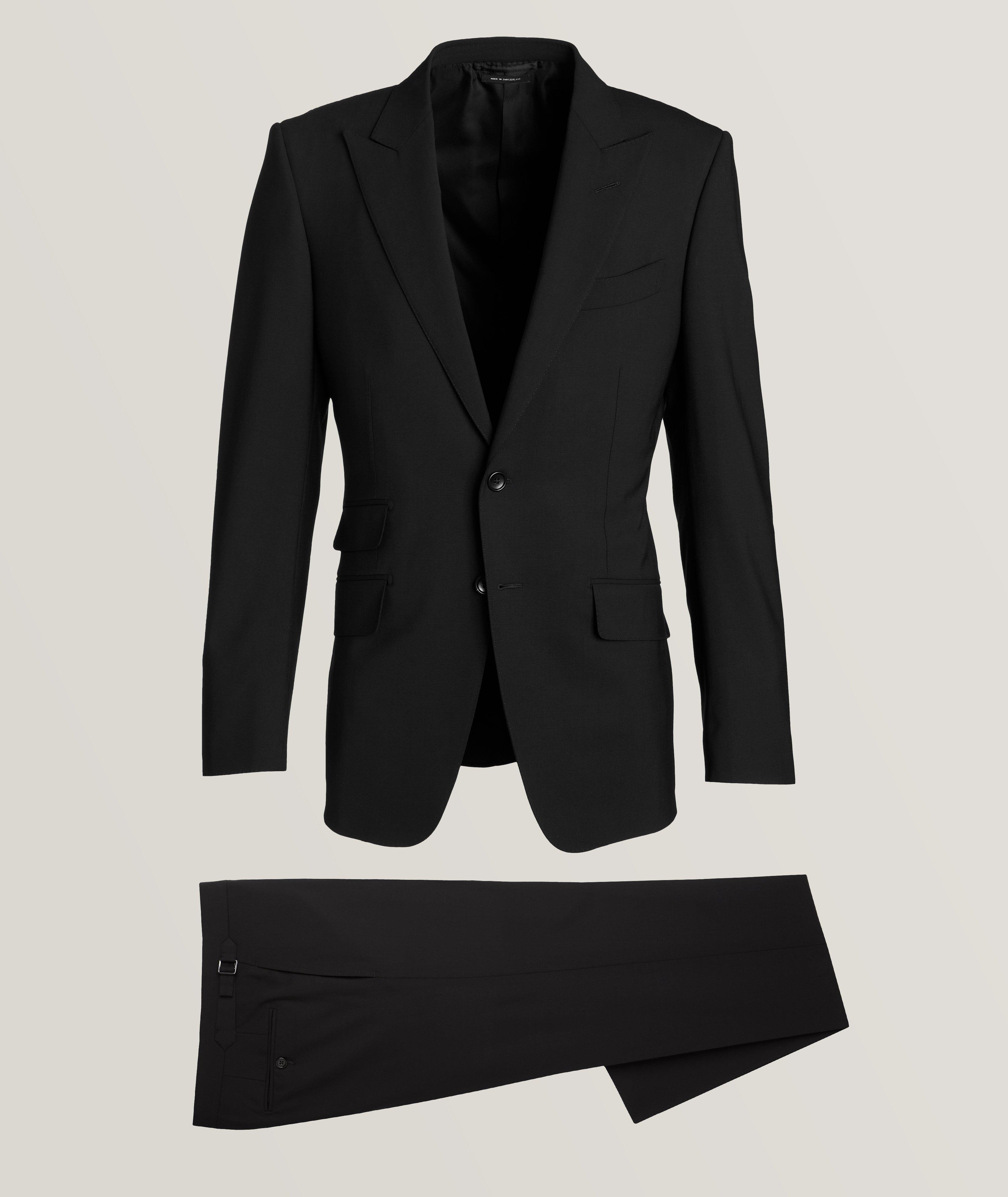 O'Connor Plain Weave Stretch-Wool Suit image 0