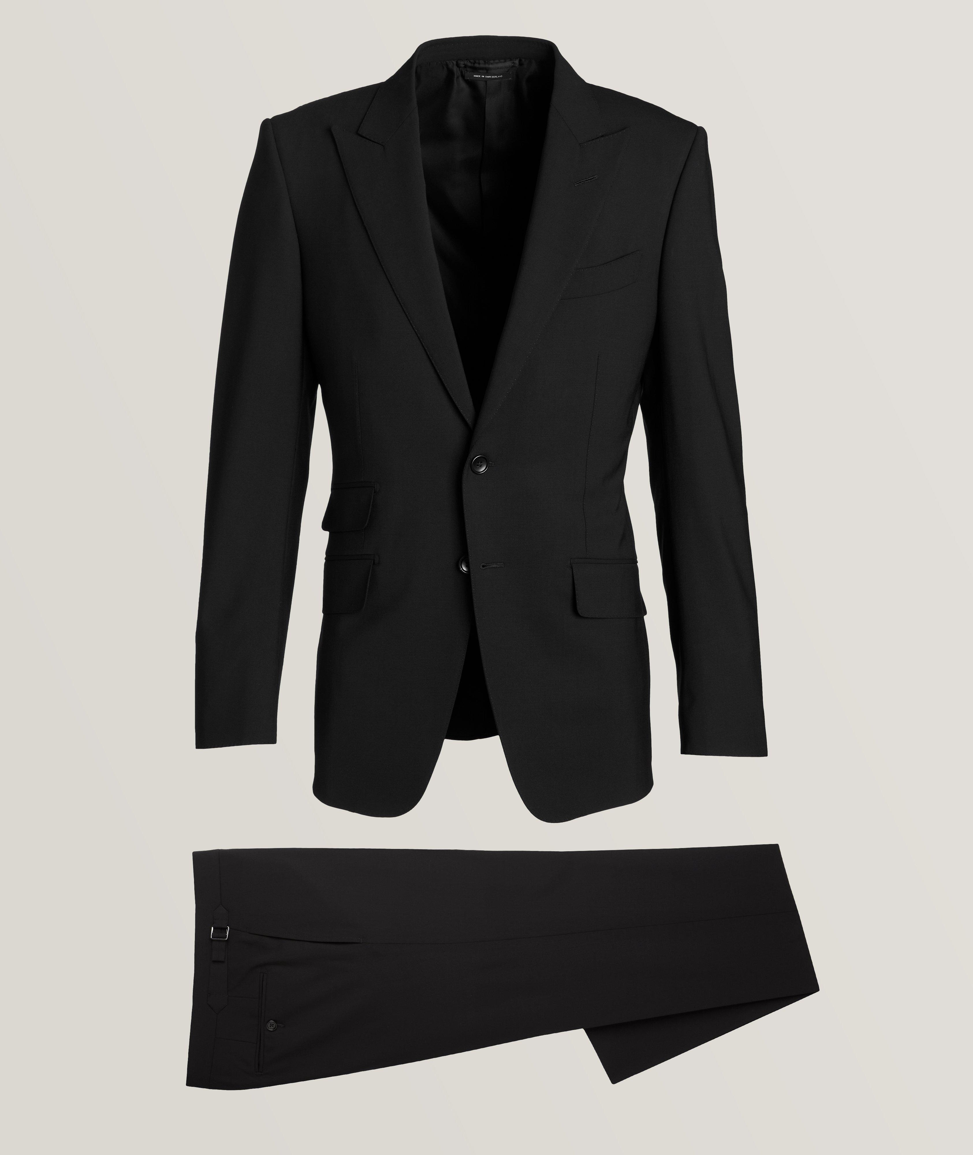 Shelton Plain Weave Stretch-Wool Suit image 0