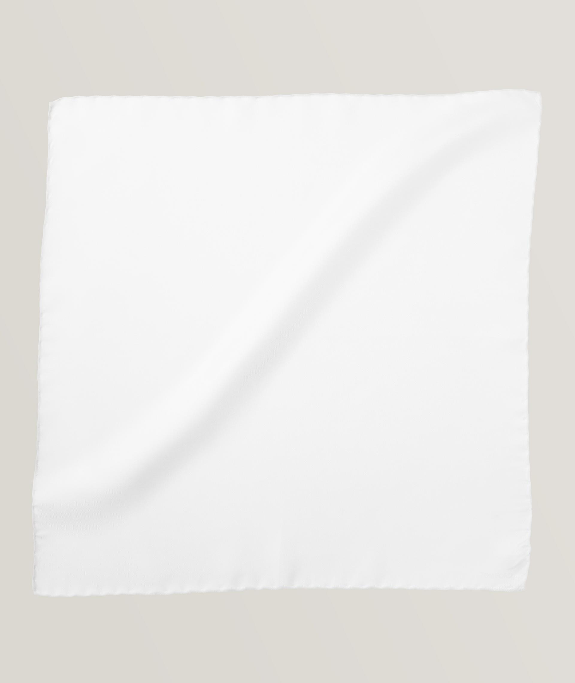 Solid Silk Pocket Square image 0
