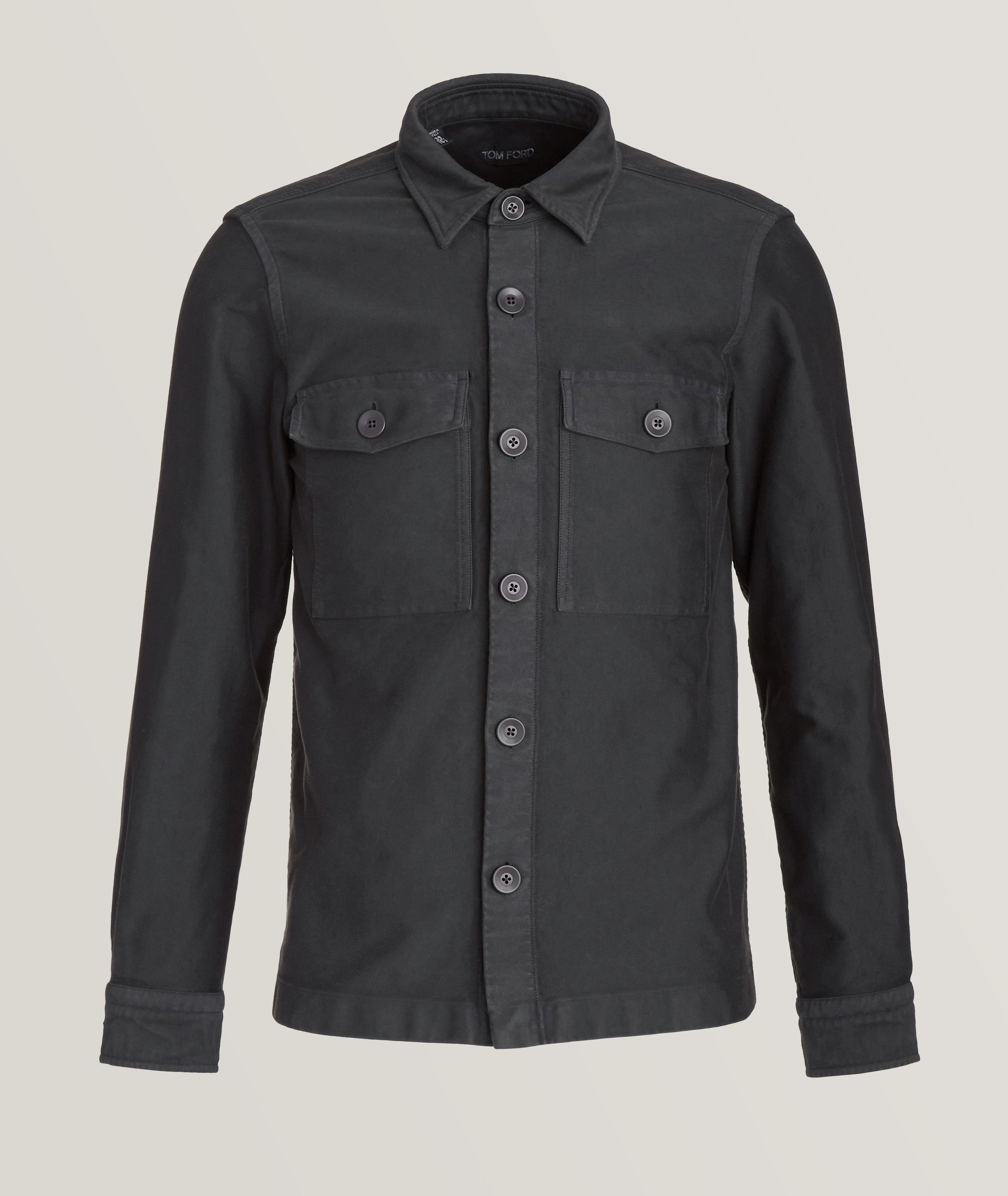 Cotton-Satin Overshirt image 0