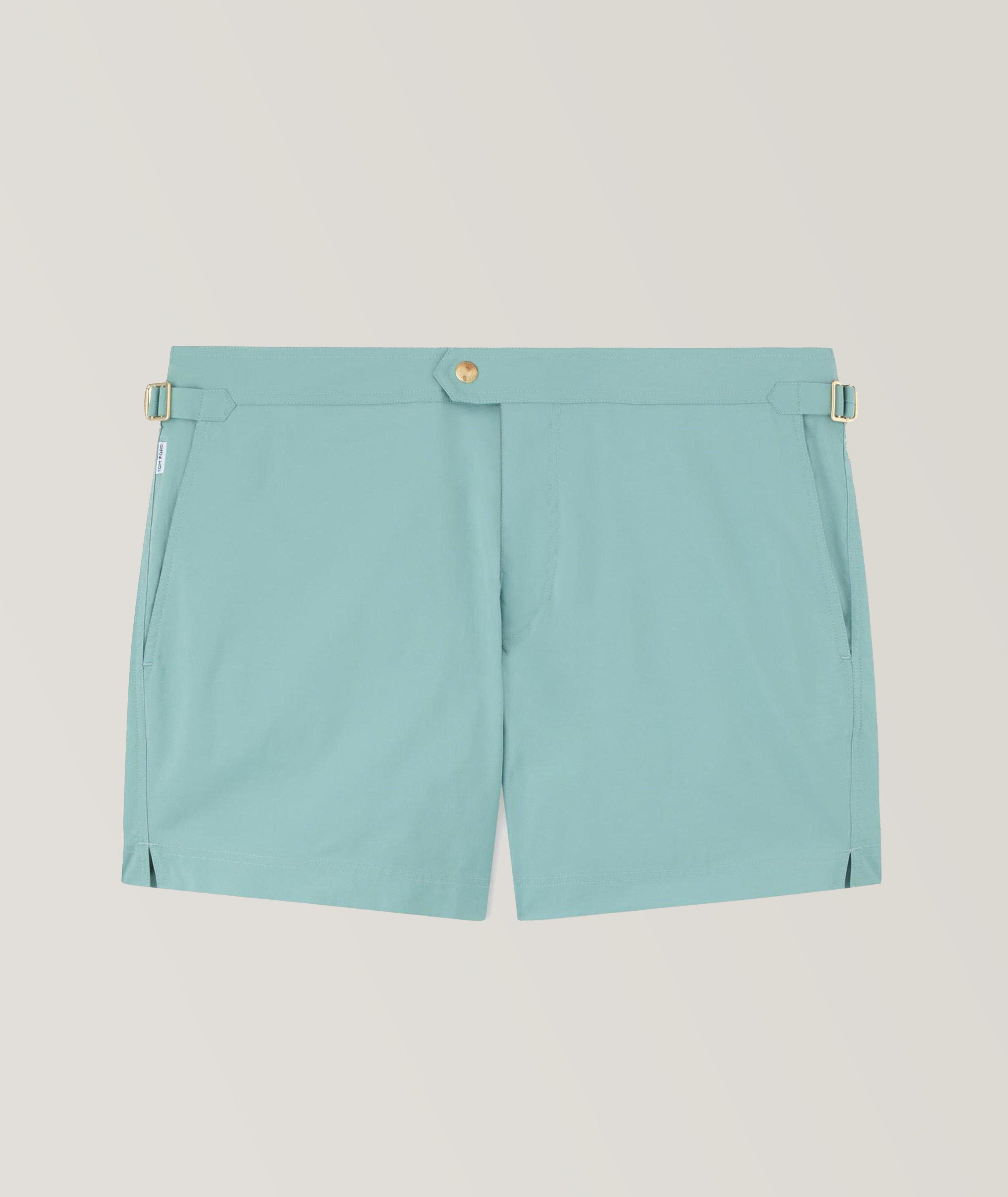 Solid Swim Trunks image 0