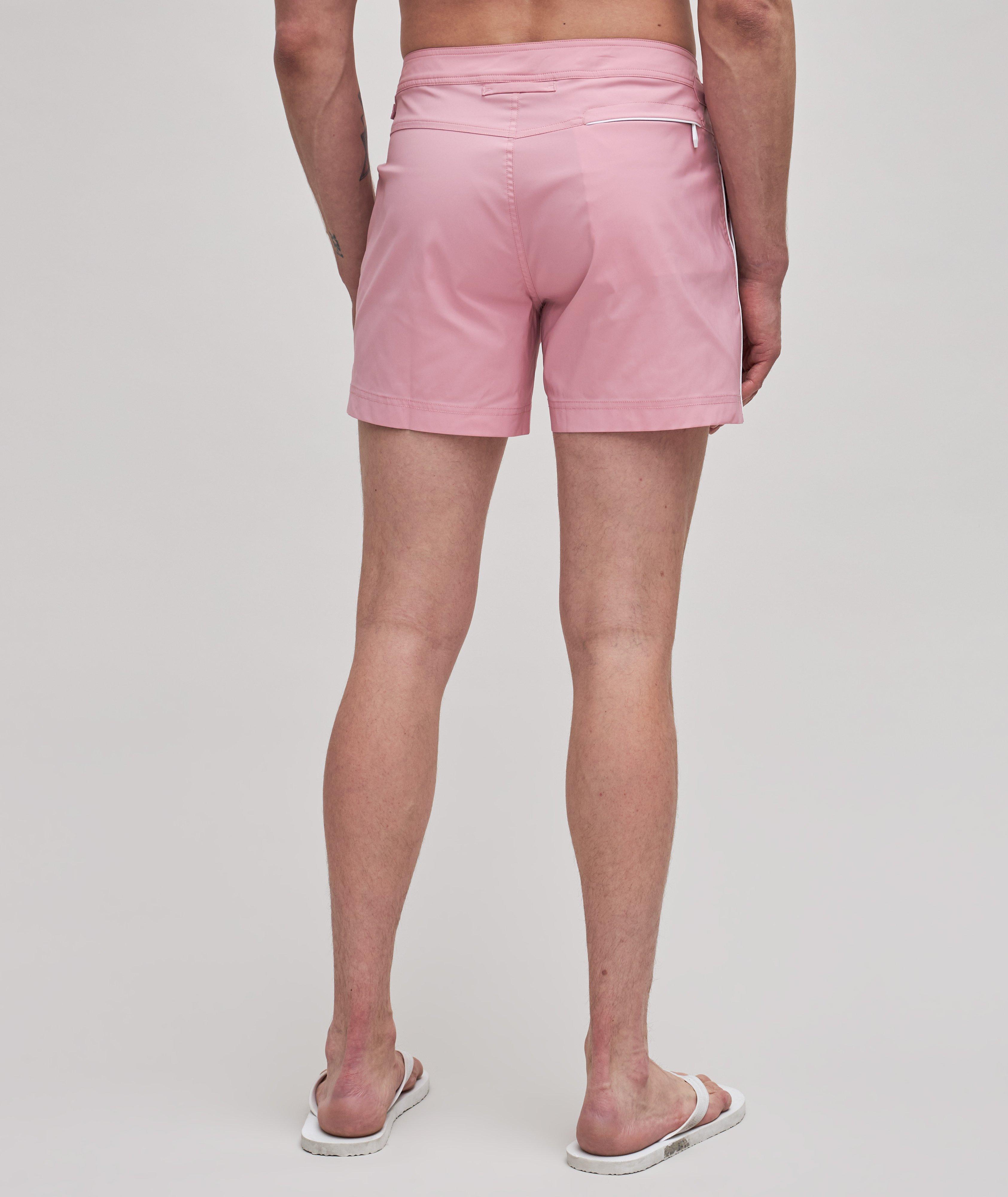 Piping Poplin Swim Trunks image 2