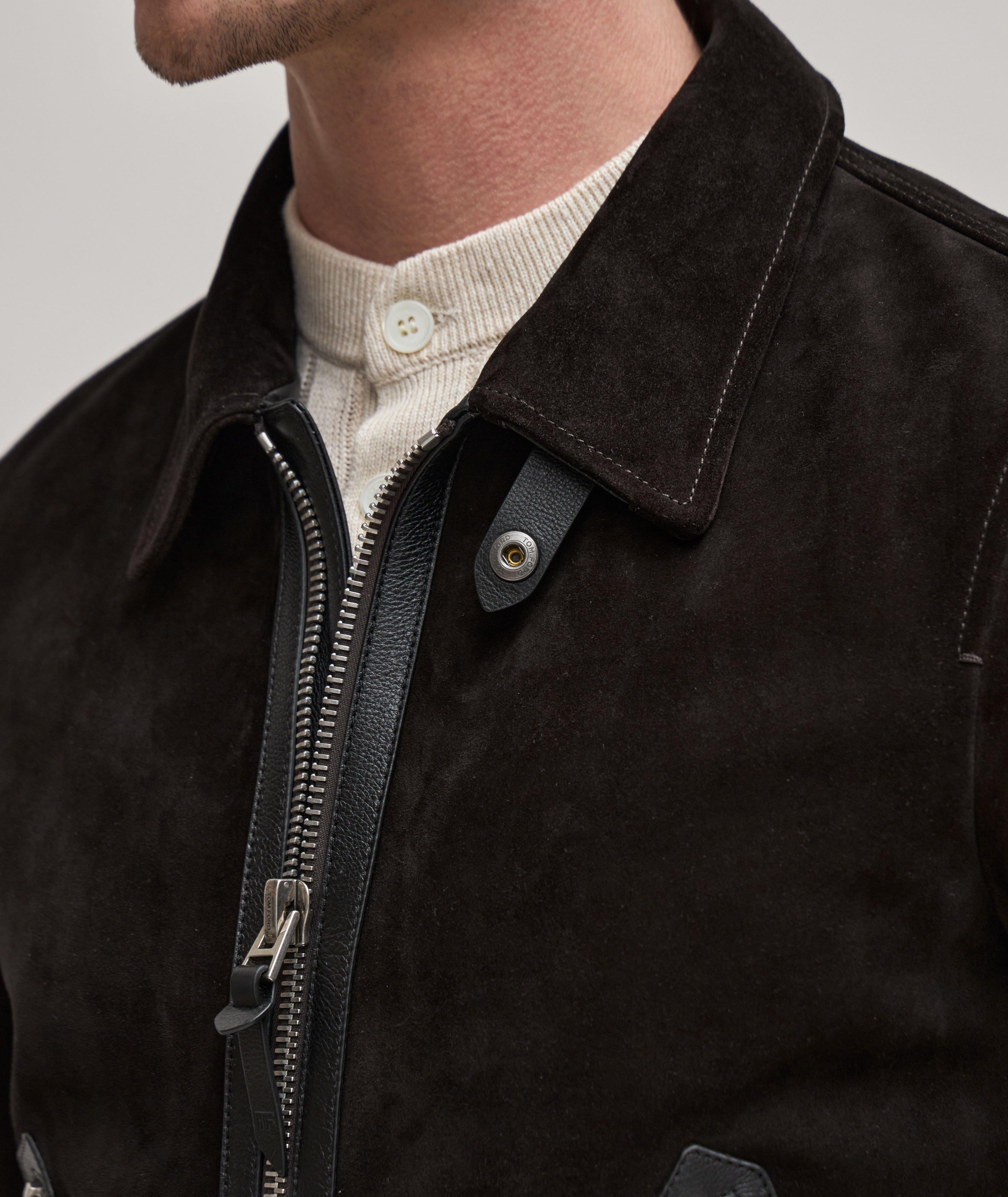 Blouson en suède de veau image 3