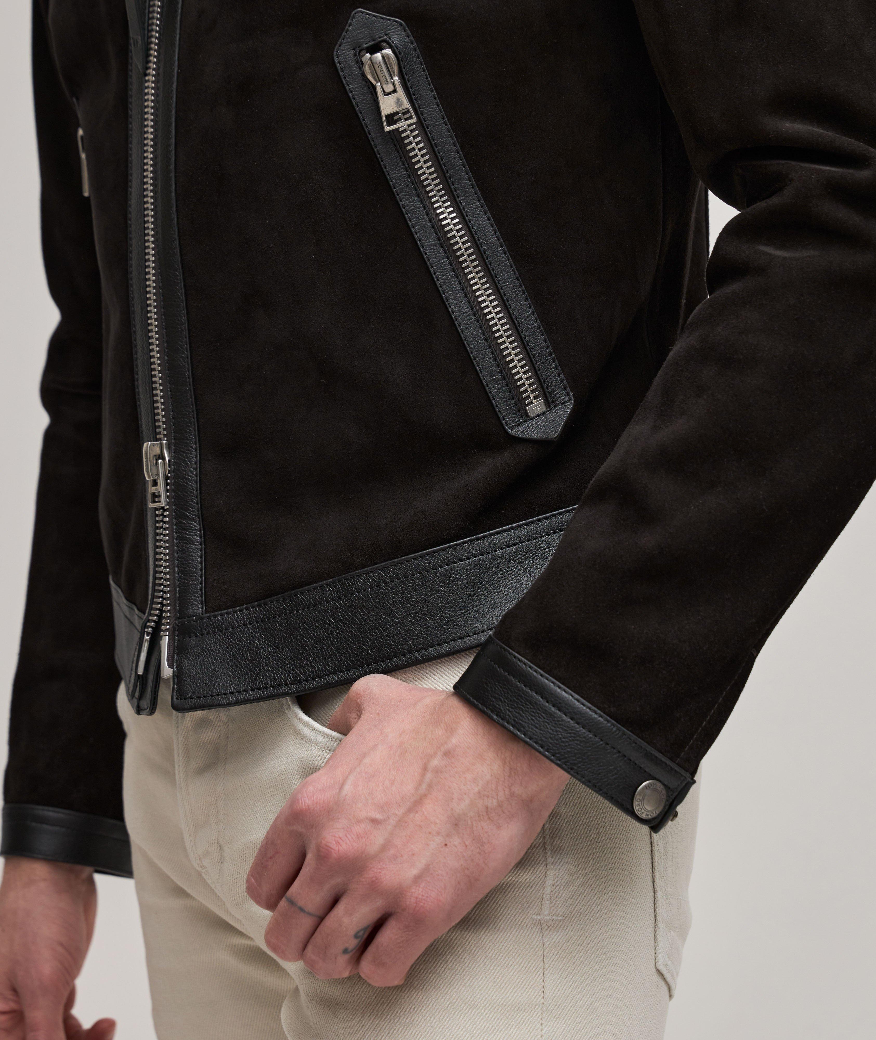 Blouson en suède de veau image 4