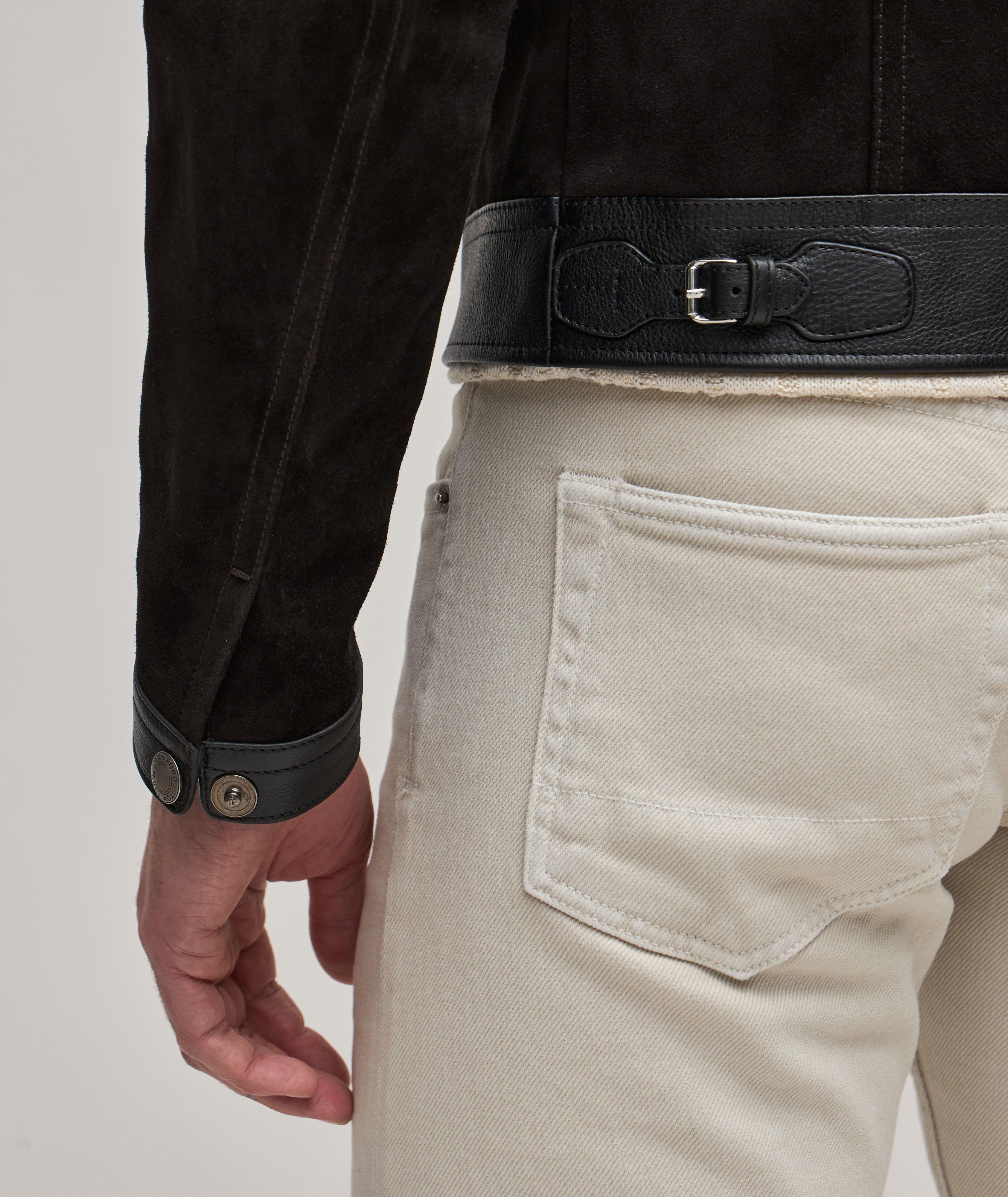 Blouson en suède de veau image 5