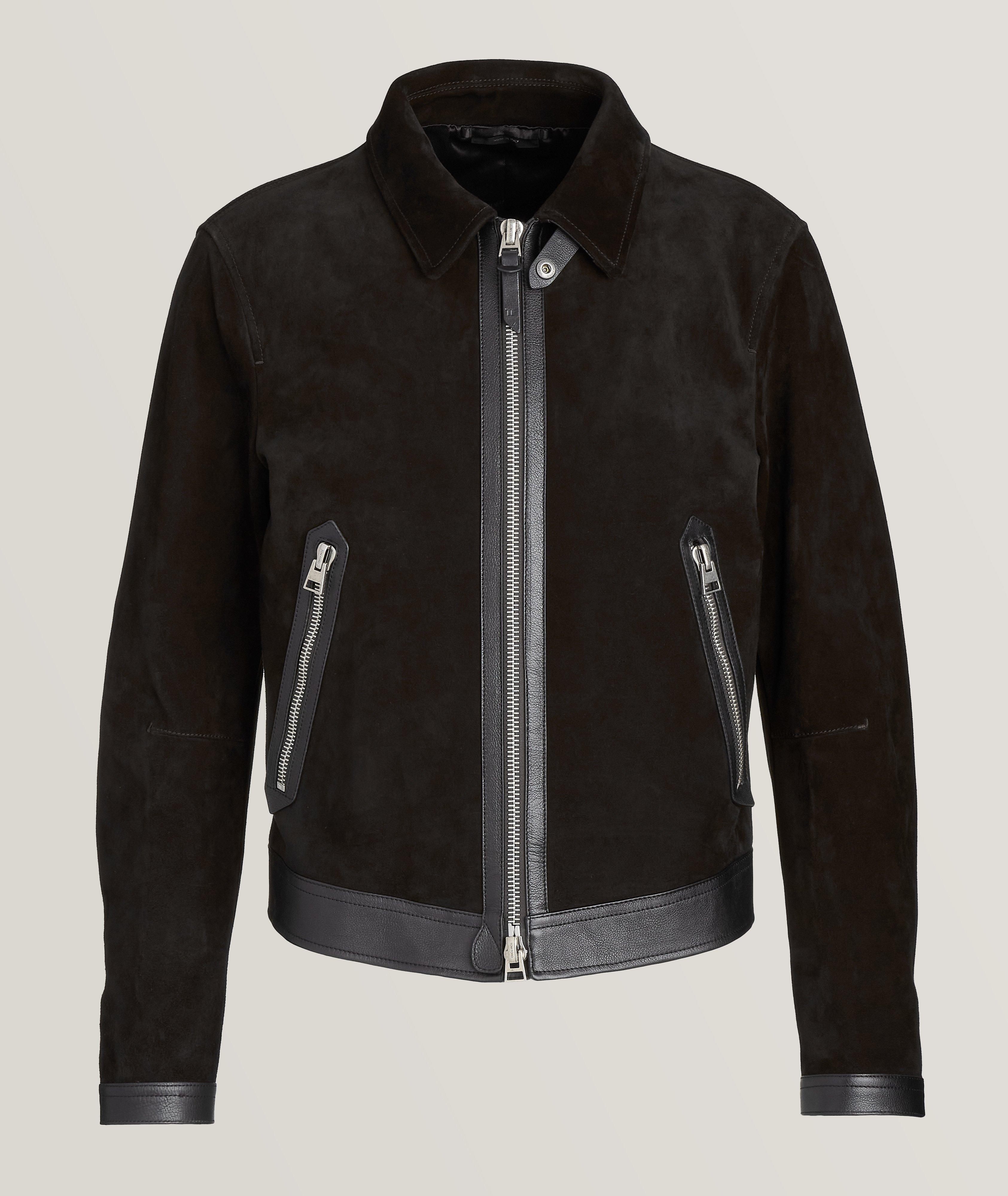 Blouson en suède de veau image 0