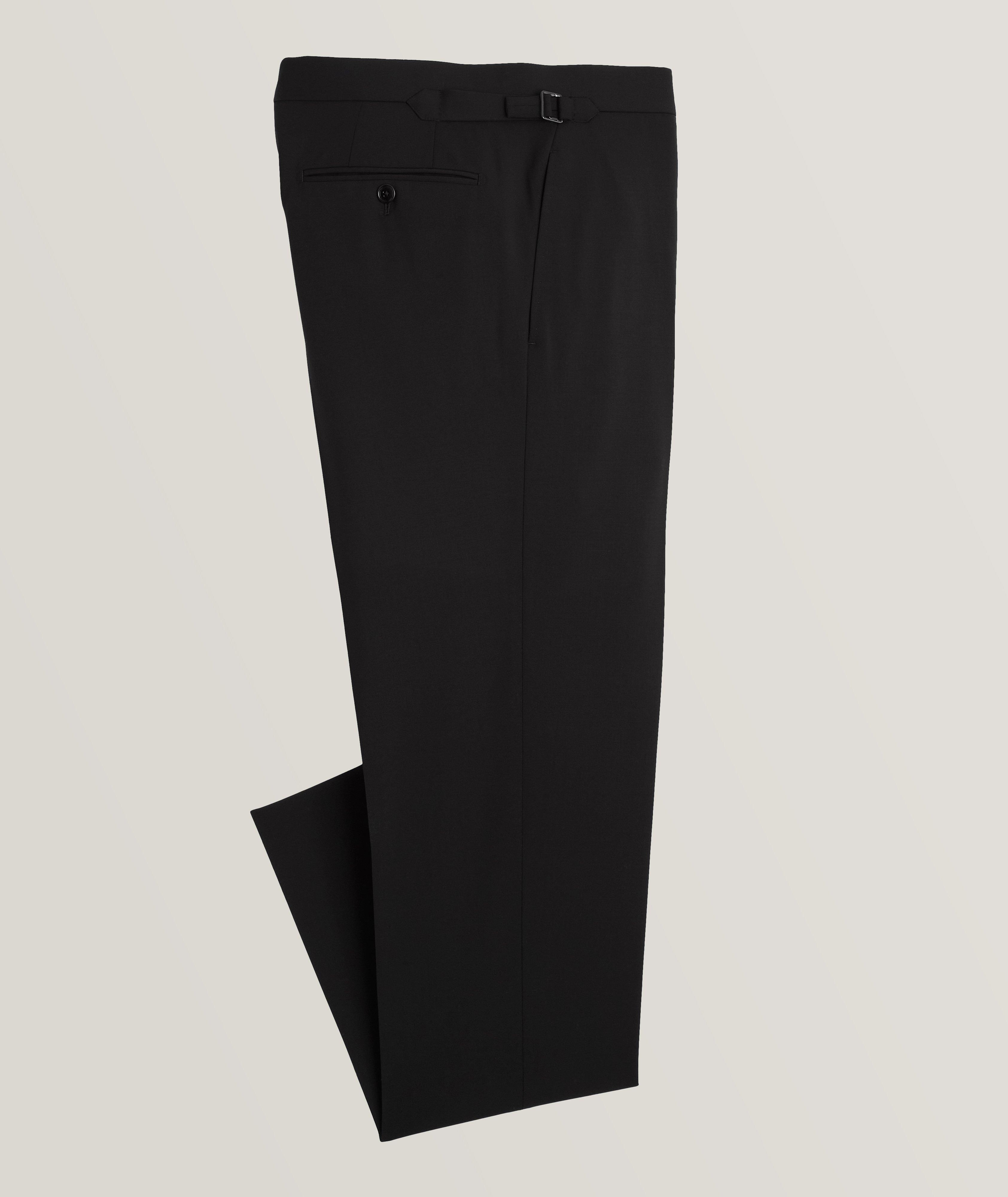 Cotton-Silk Poplin Trousers image 0