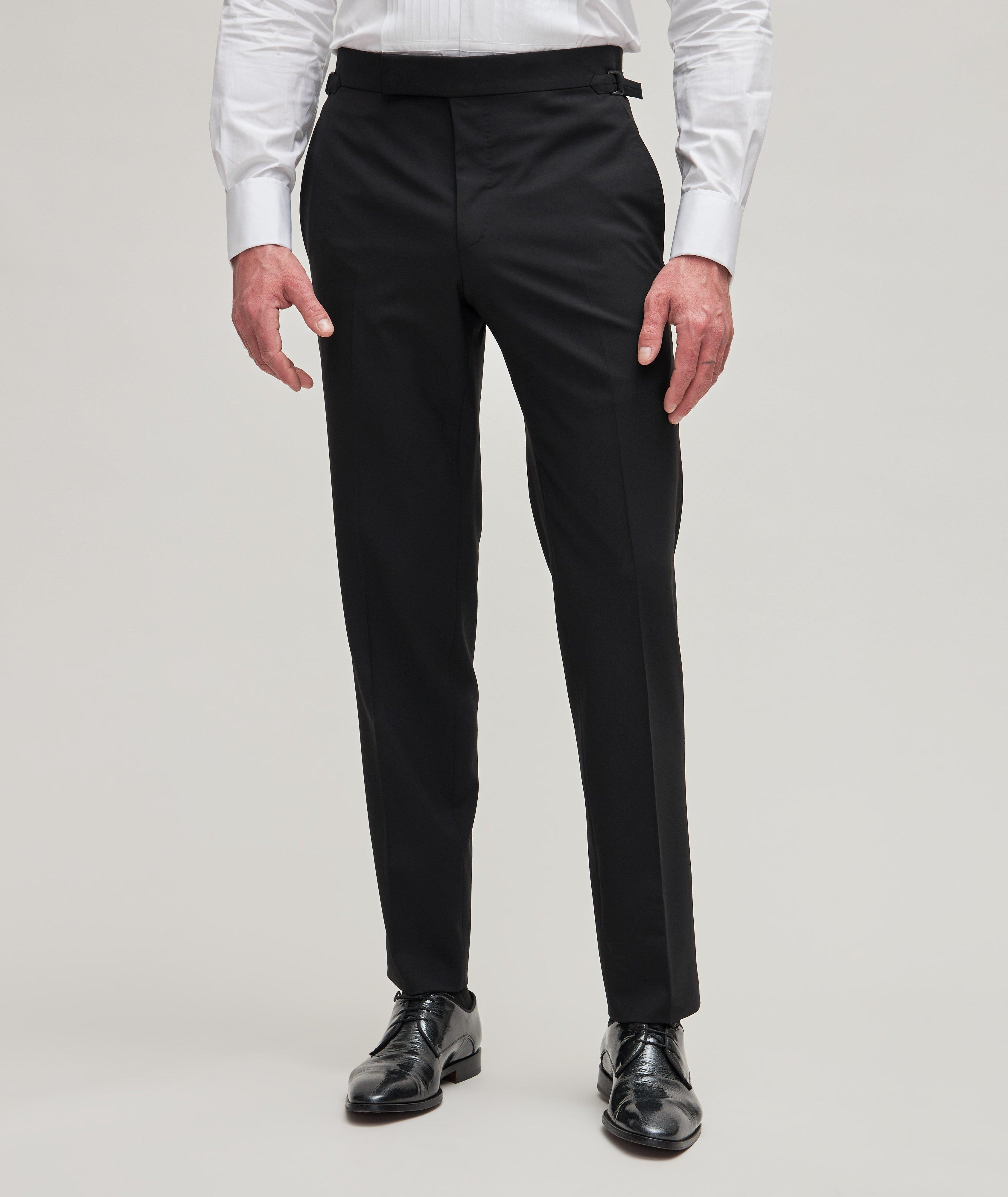 Cotton-Silk Poplin Trousers image 1