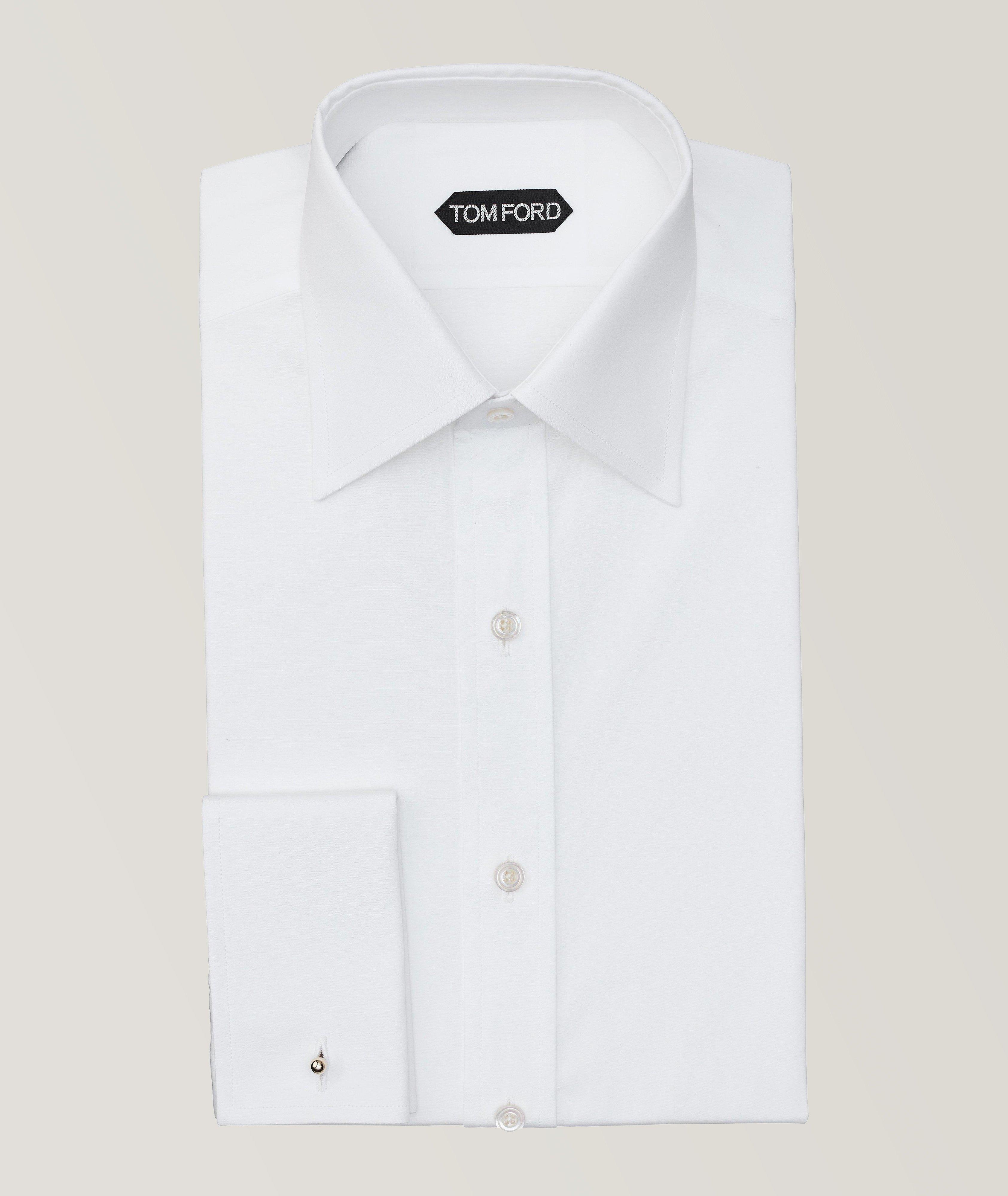 Slim-Fit Cotton Poplin Dress Shirt image 0