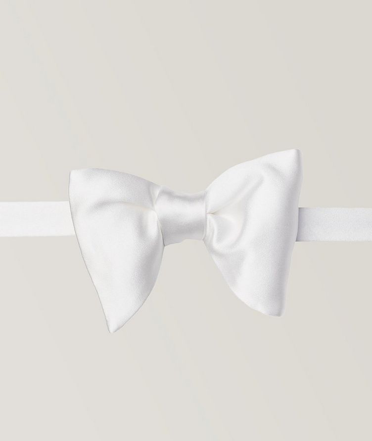 Solid Silk Large Bow Tie image 0