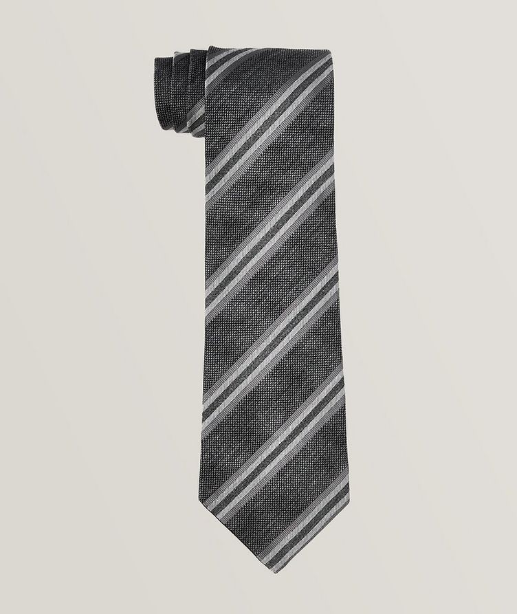 Silk Regimental Striped tie image 0