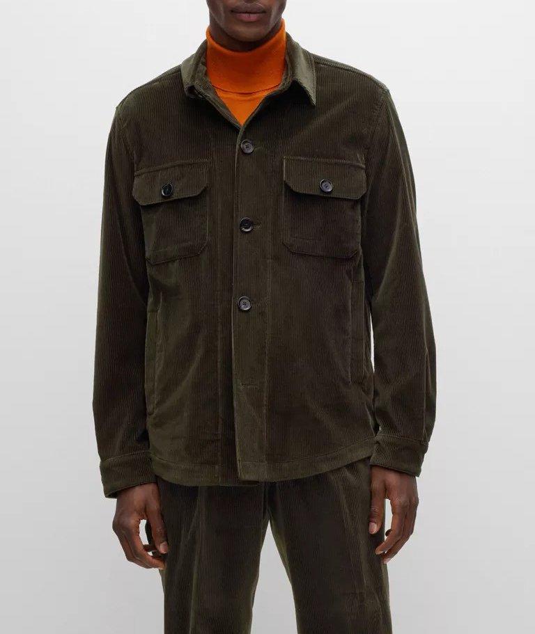 Corduroy Stretch-Cotton Overshirt image 1