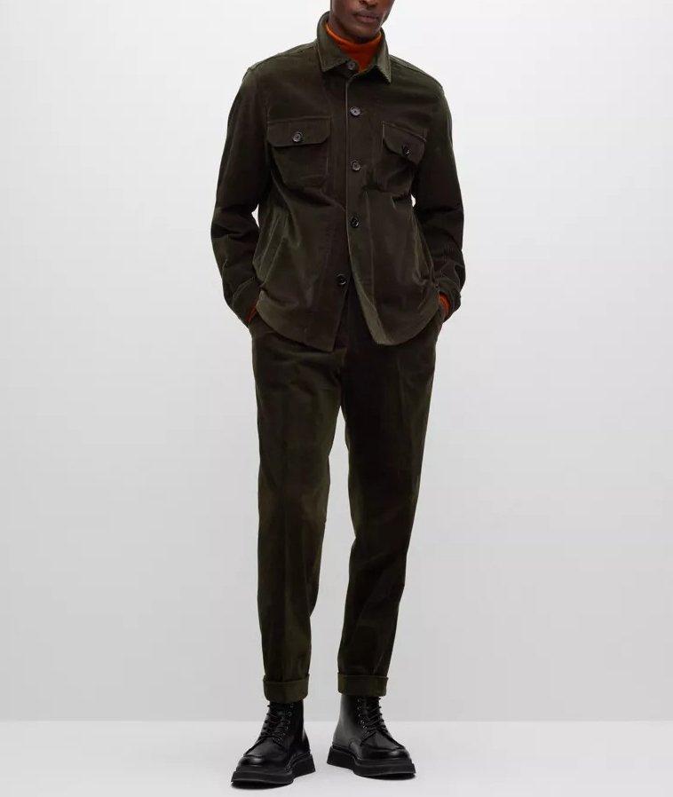 Corduroy Stretch-Cotton Overshirt image 3