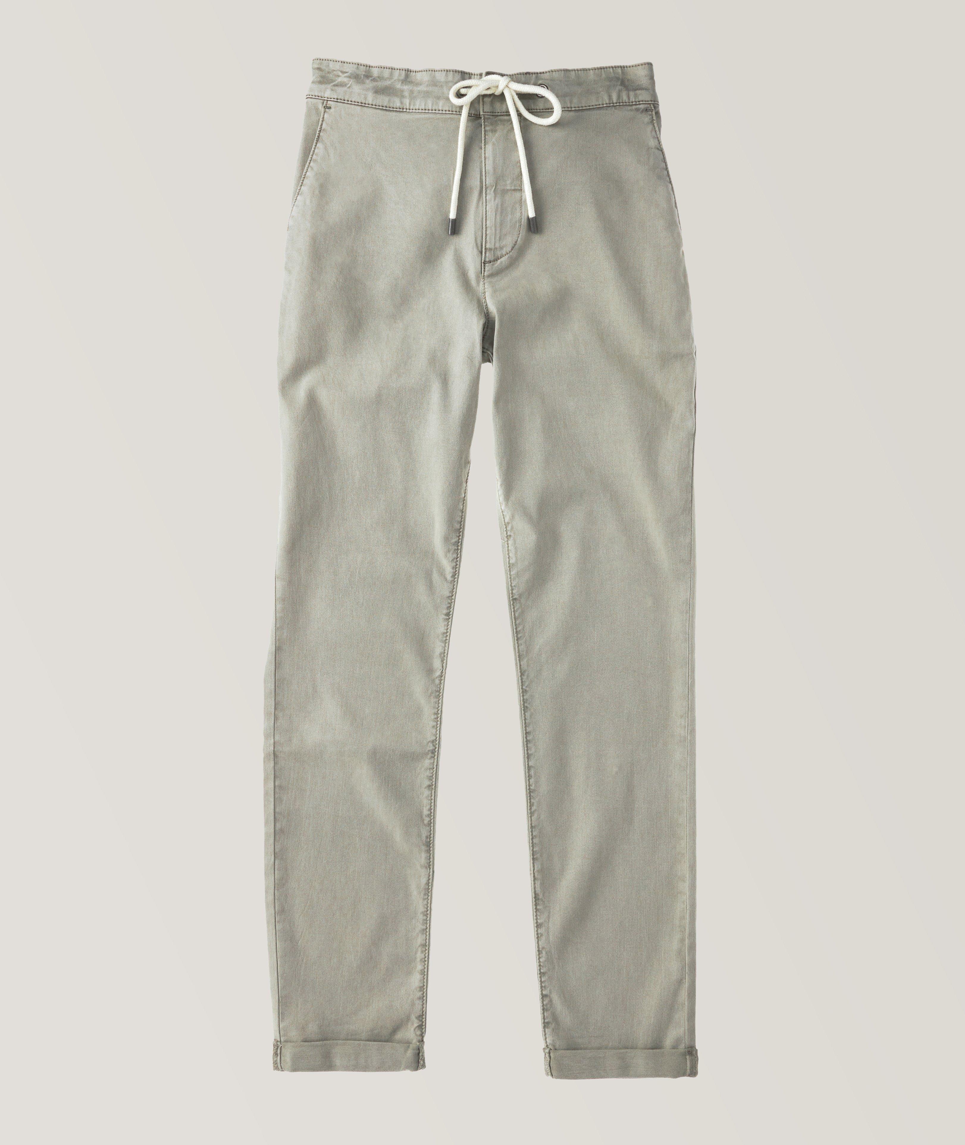 Paige Fraser Stretch-Cotton Drawstring Pants, Pants