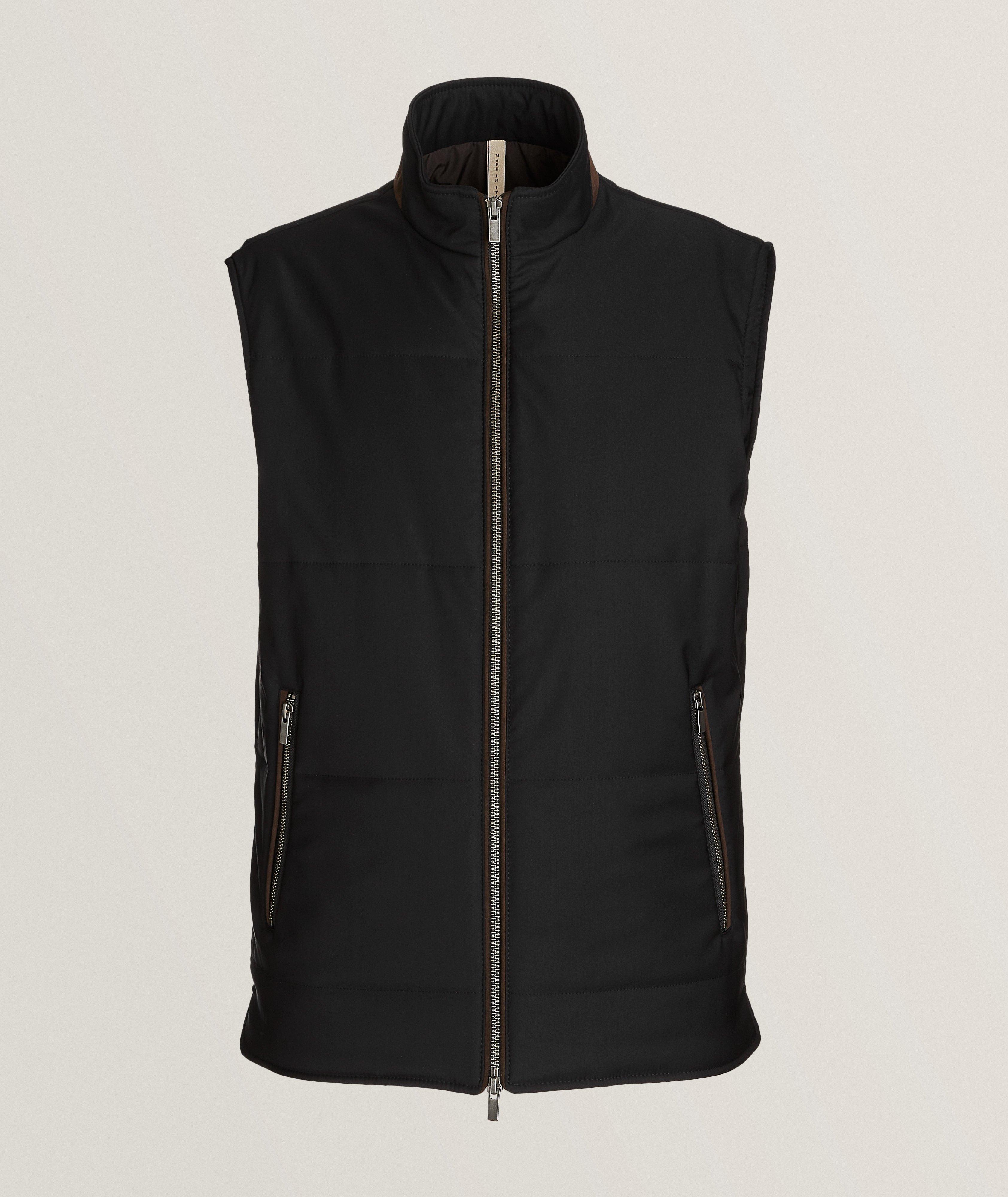 Mariano Light Frame Wool-Blend Quilted Vest image 0
