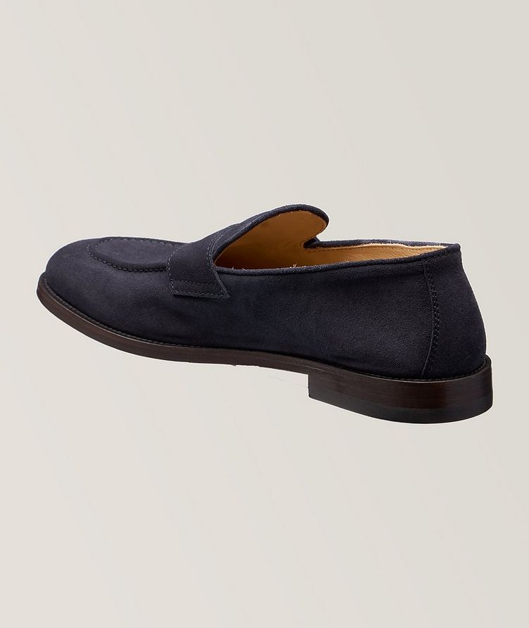 Suede Leather Flex Penny Loafers image 1