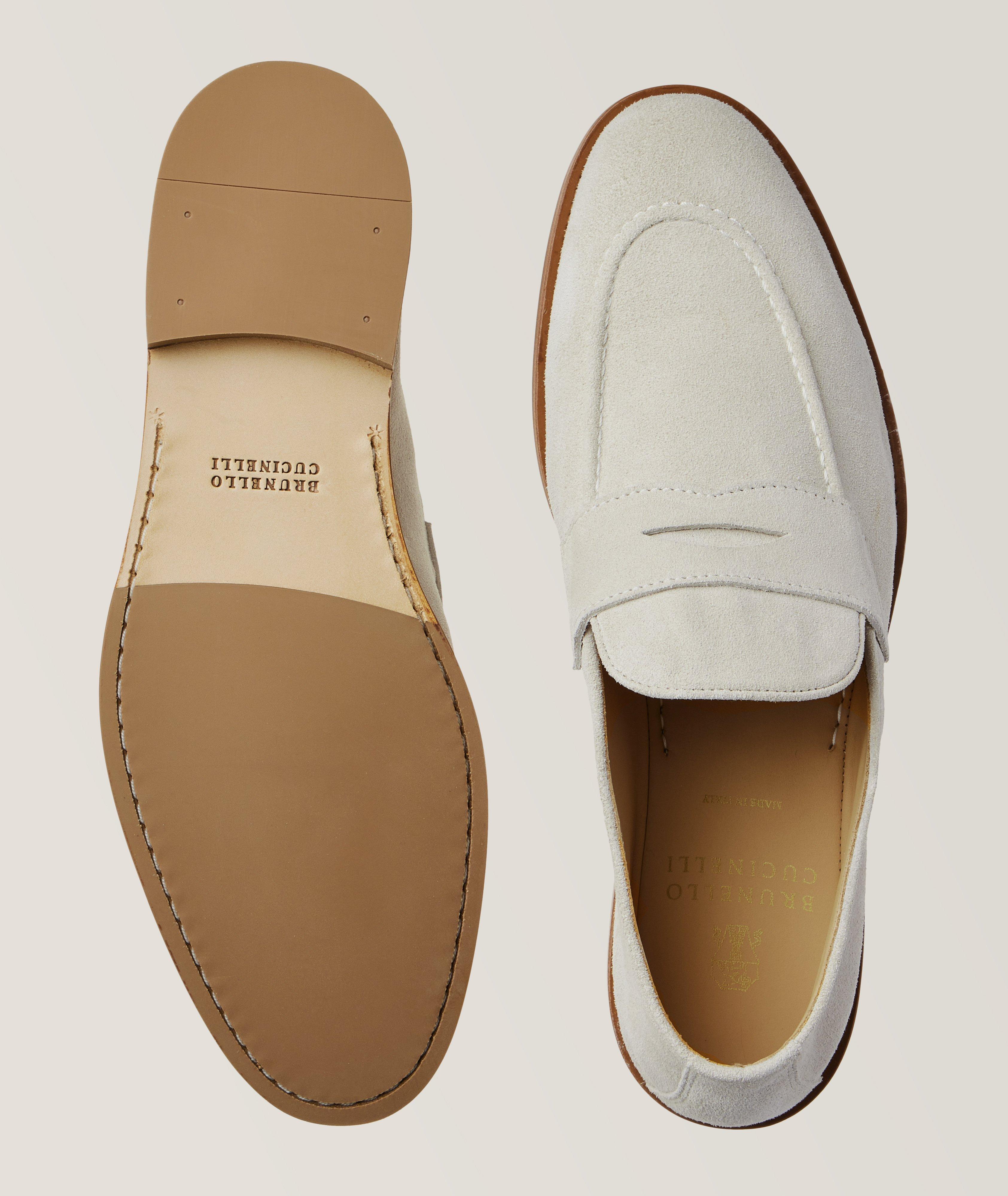 Suede Leather Flex Penny Loafers image 2