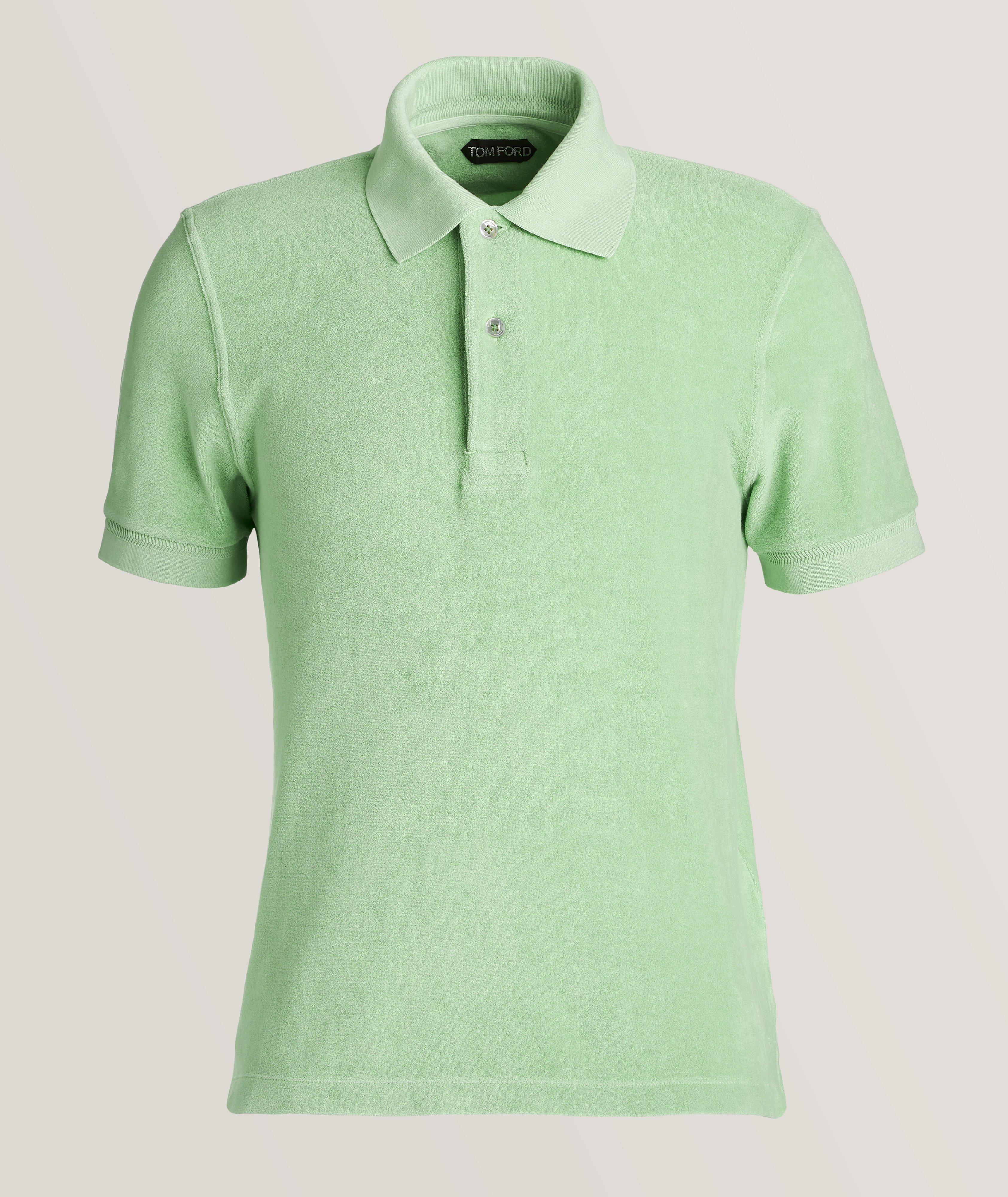 TOM FORD Terry Cotton-Blend Polo
