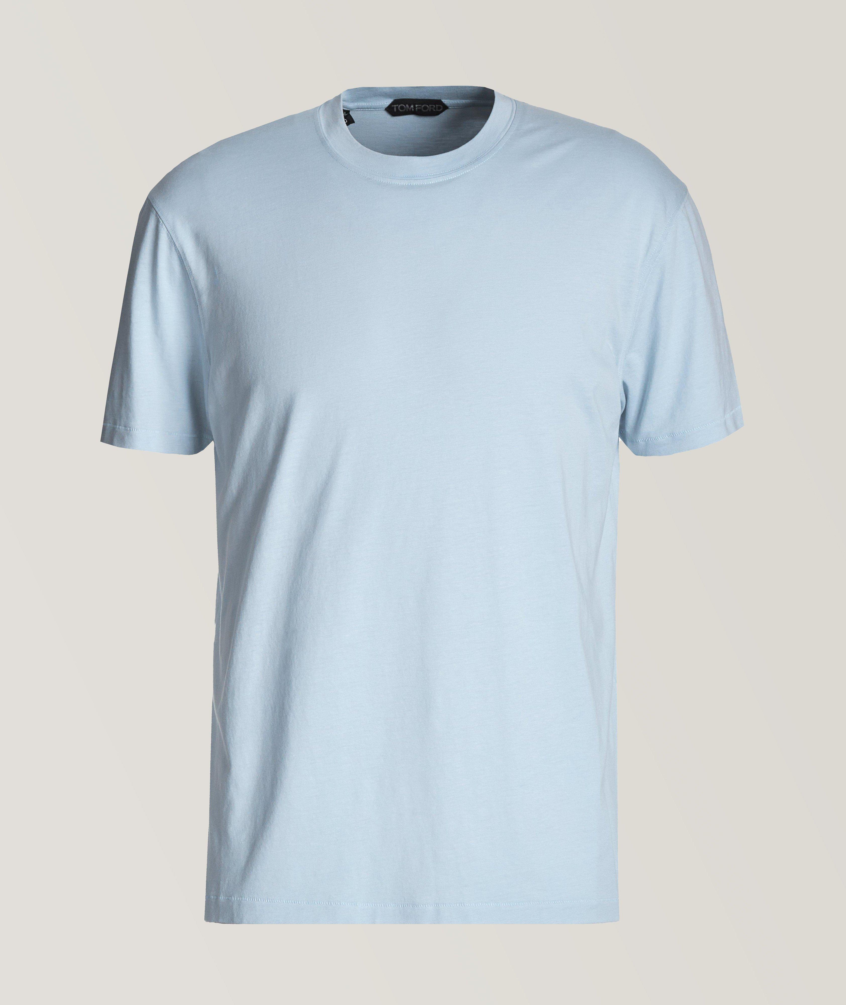 Short-Sleeve Lyocell-Cotton T-Shirt image 0