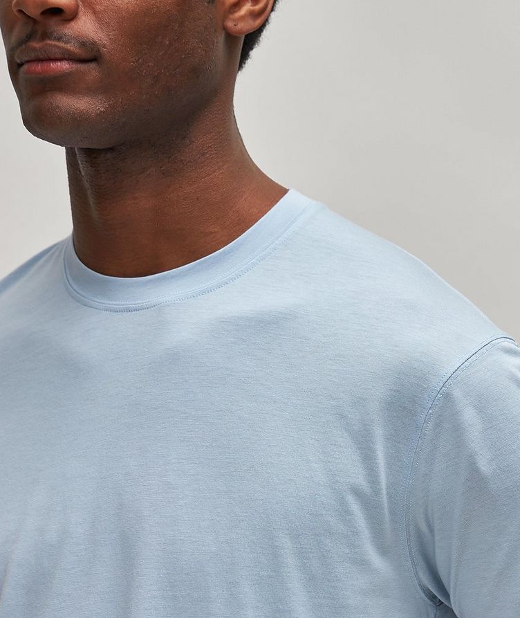 Short-Sleeve Lyocell-Cotton T-Shirt image 3