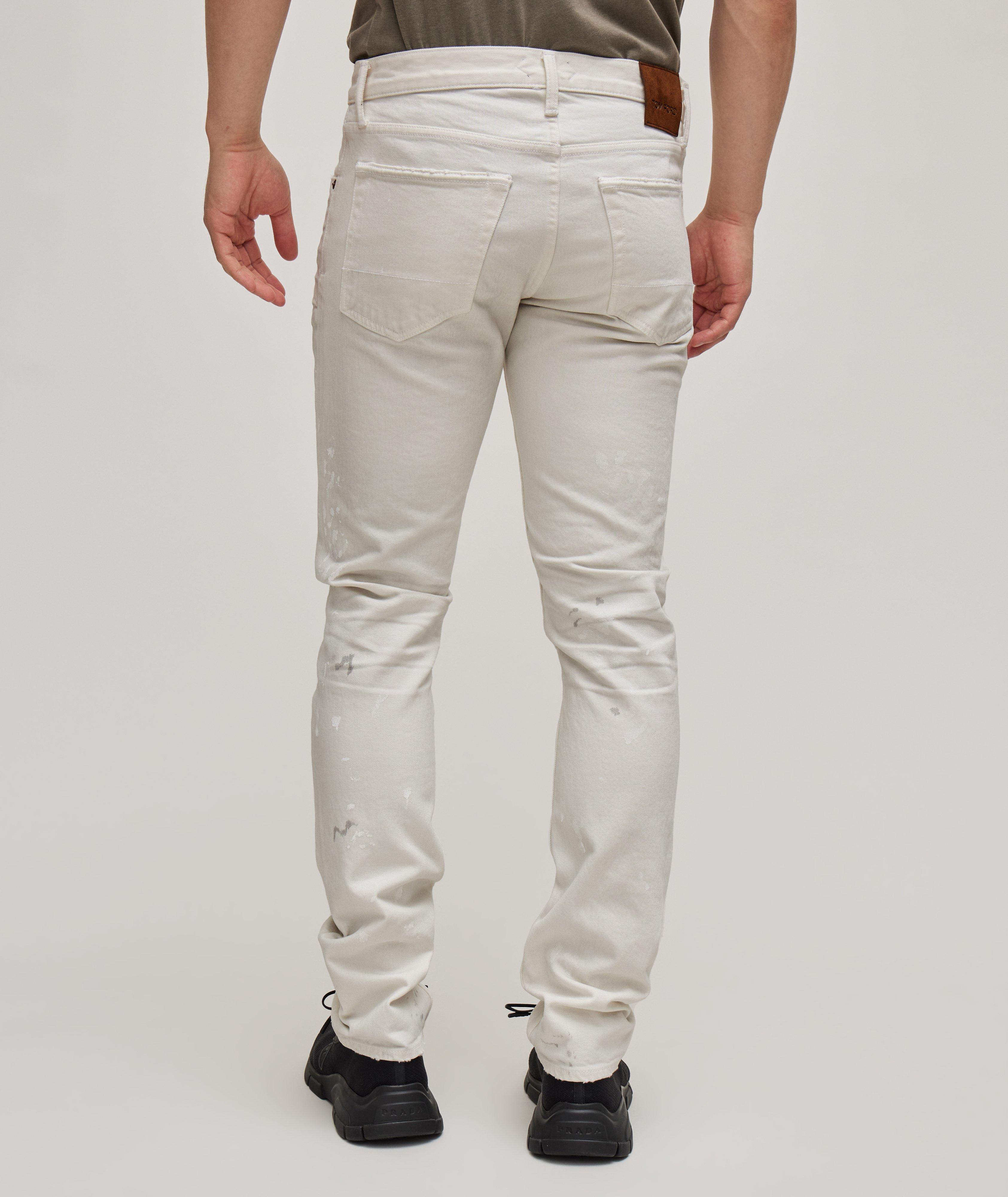 Slim-Fit Japanese Selvedge Cotton Blend Jeans image 2