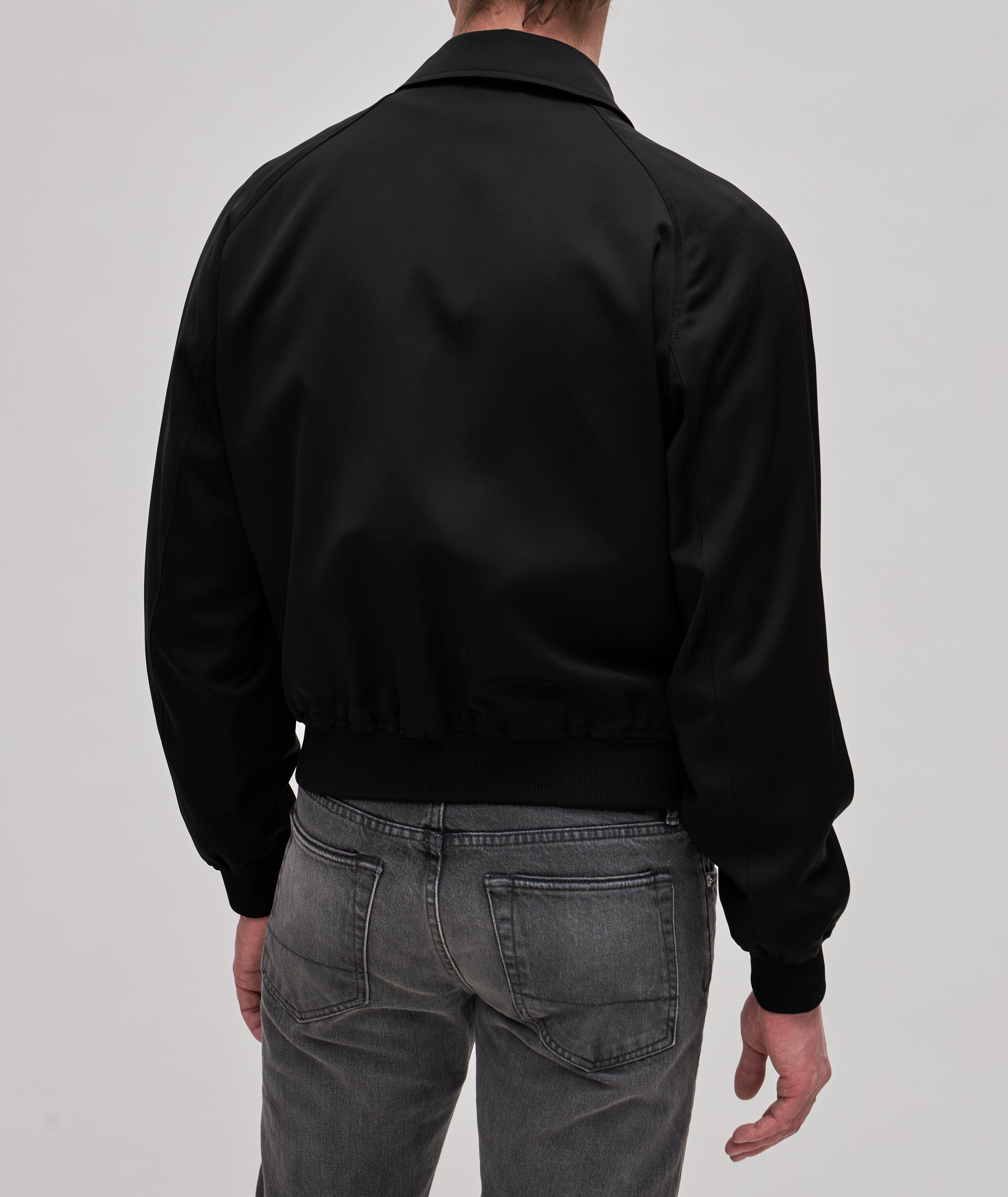 Viscose-Wool Blouson Jacket image 3