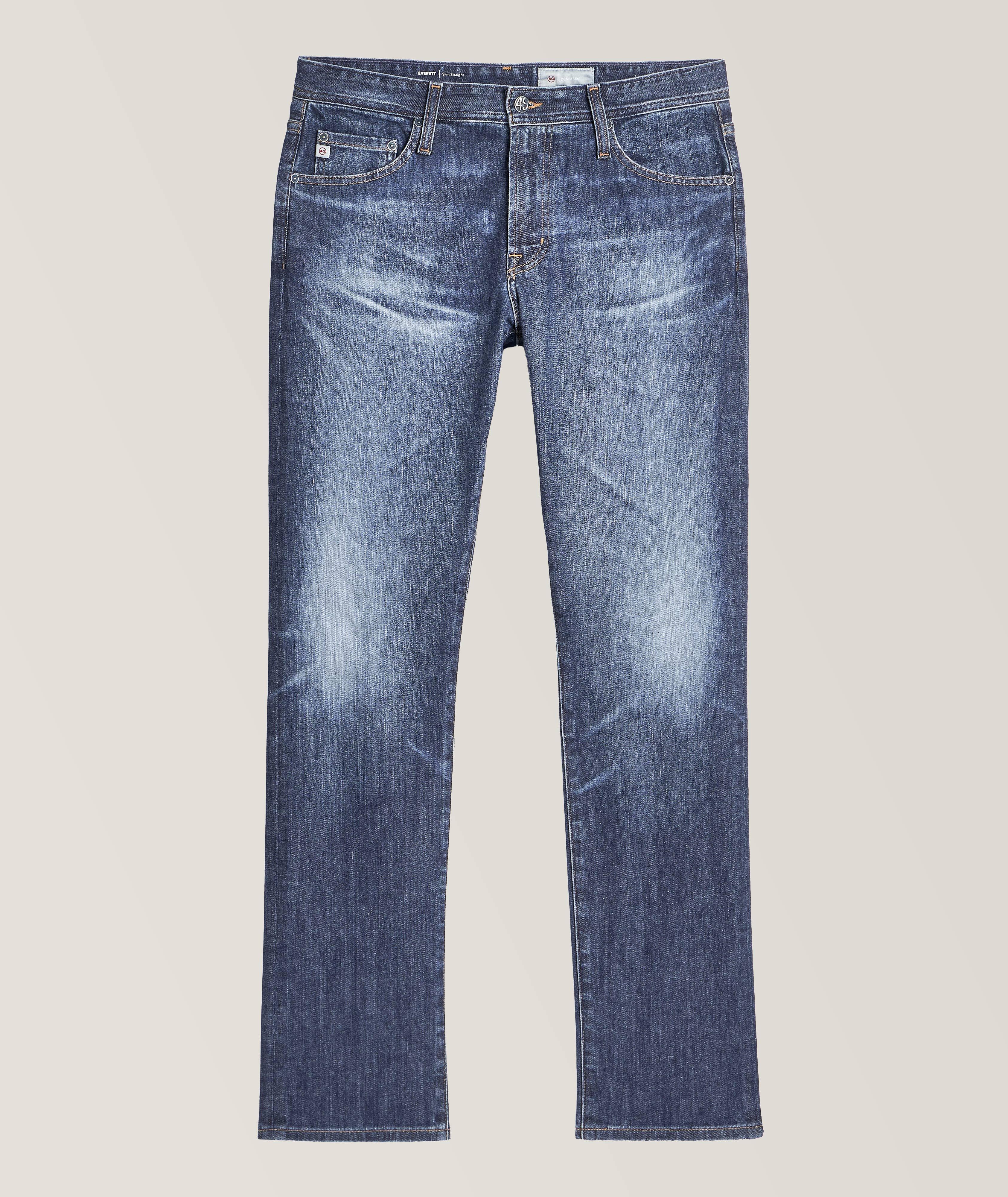 Everett Slim Straight Stretch-Cotton Jeans image 0