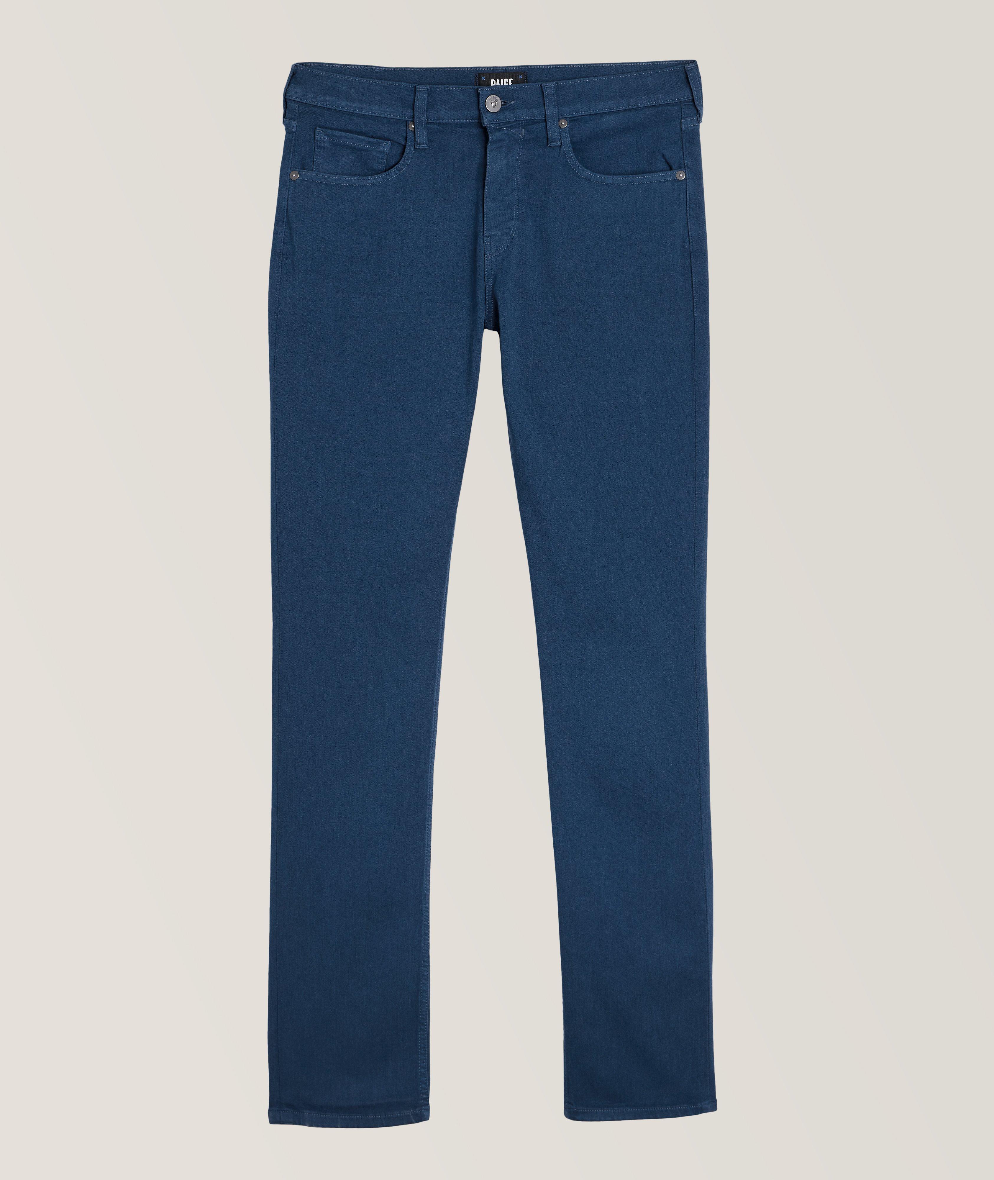 PAIGE Federal Slim Straight In Transcend Pants in Blue for Men