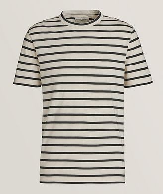 Officine Générale Striped Cotton T-Shirt