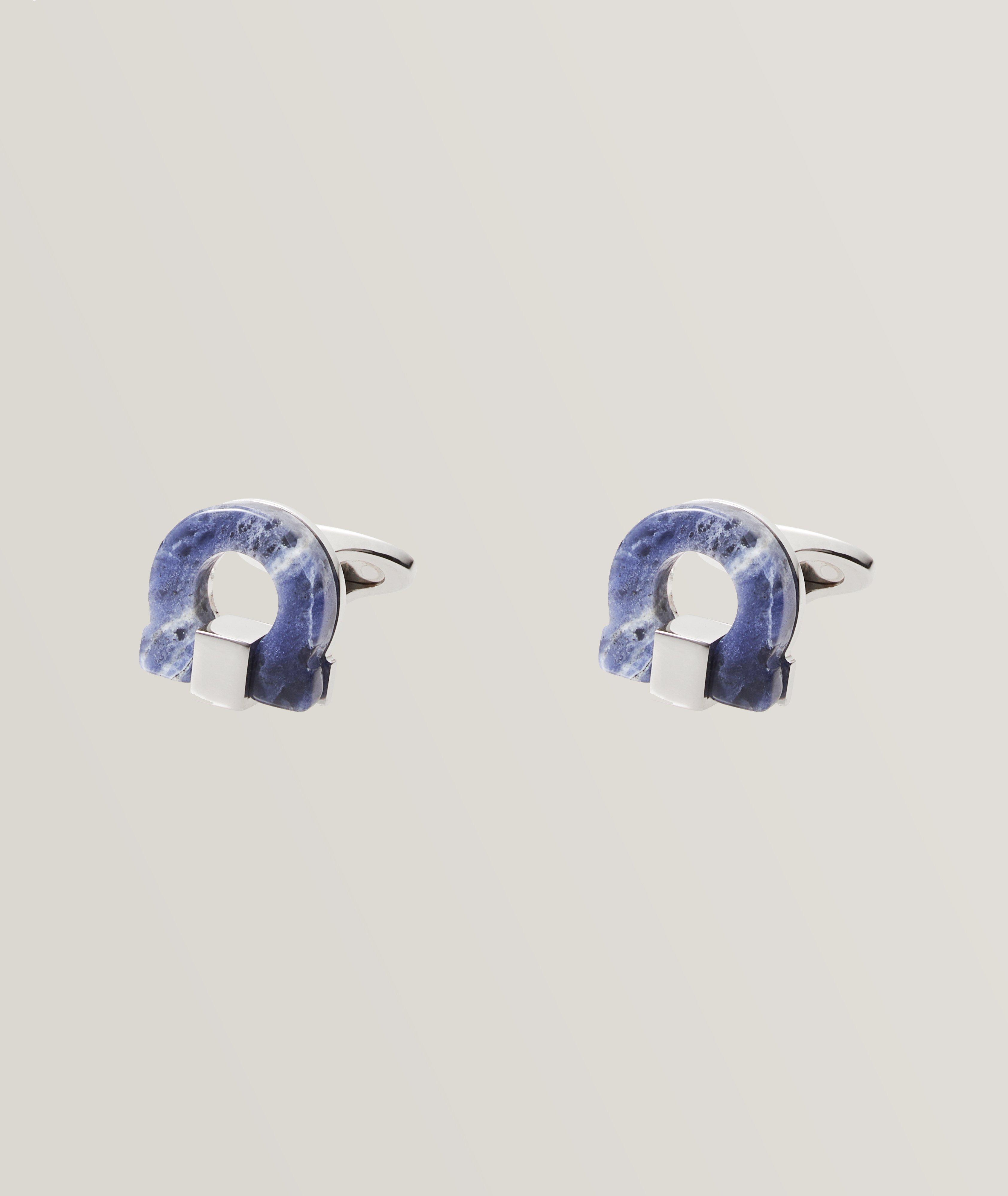 Lapis Lazuli Gancini Cufflinks  image 0