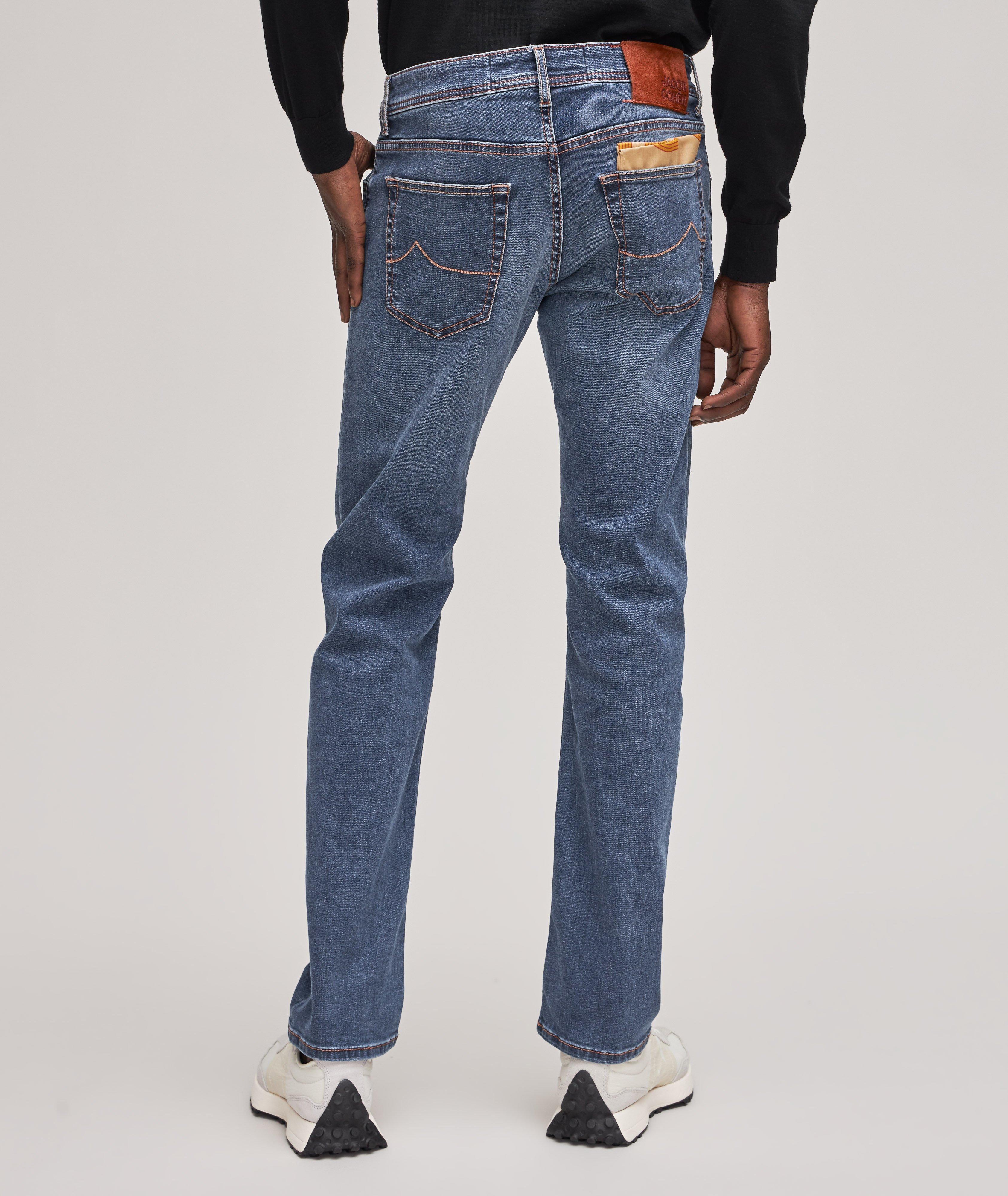 Nick Mid-Wash Stretch-Cotton Blend Jeans image 3