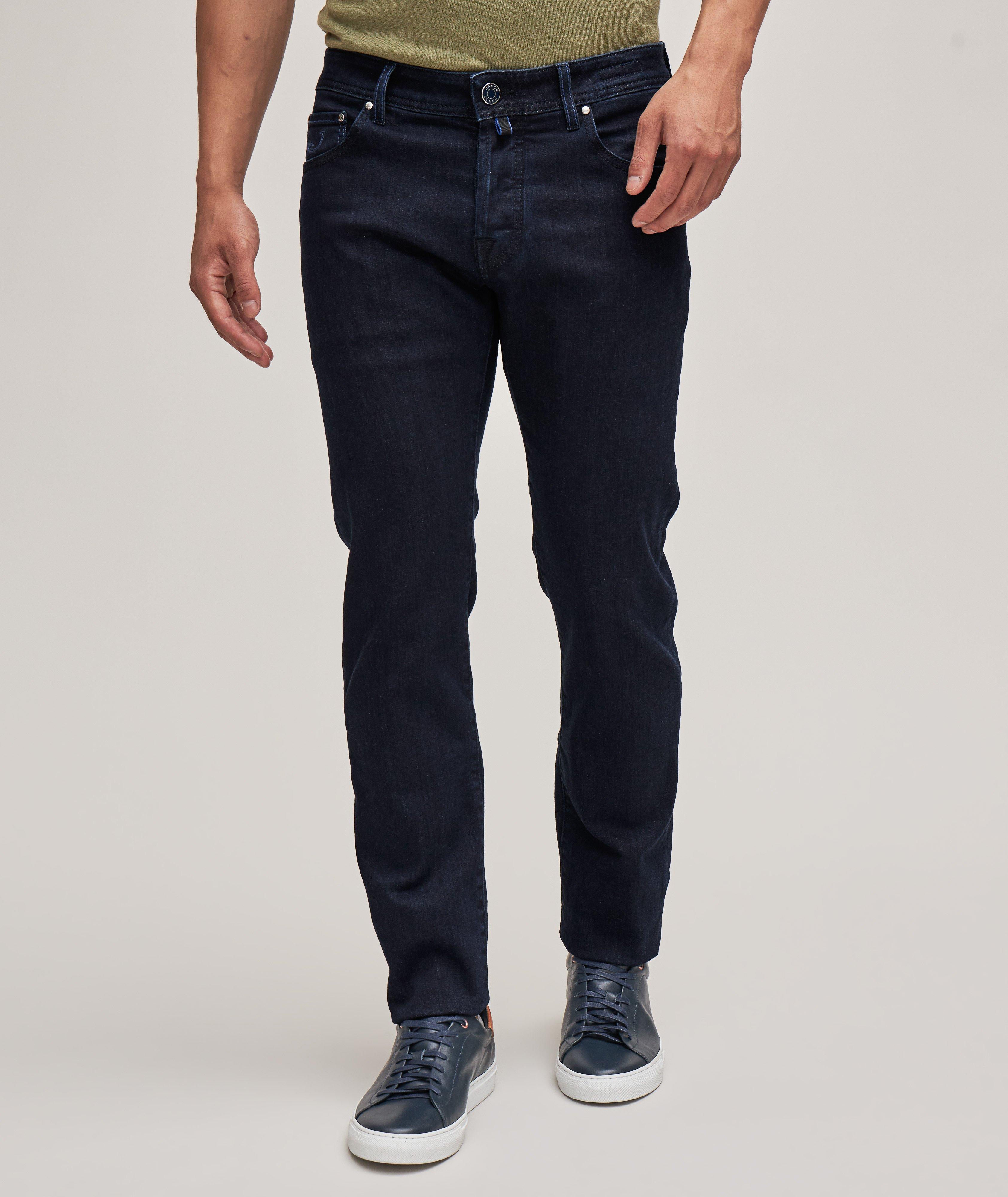 Dark wash slim fit 2024 jeans