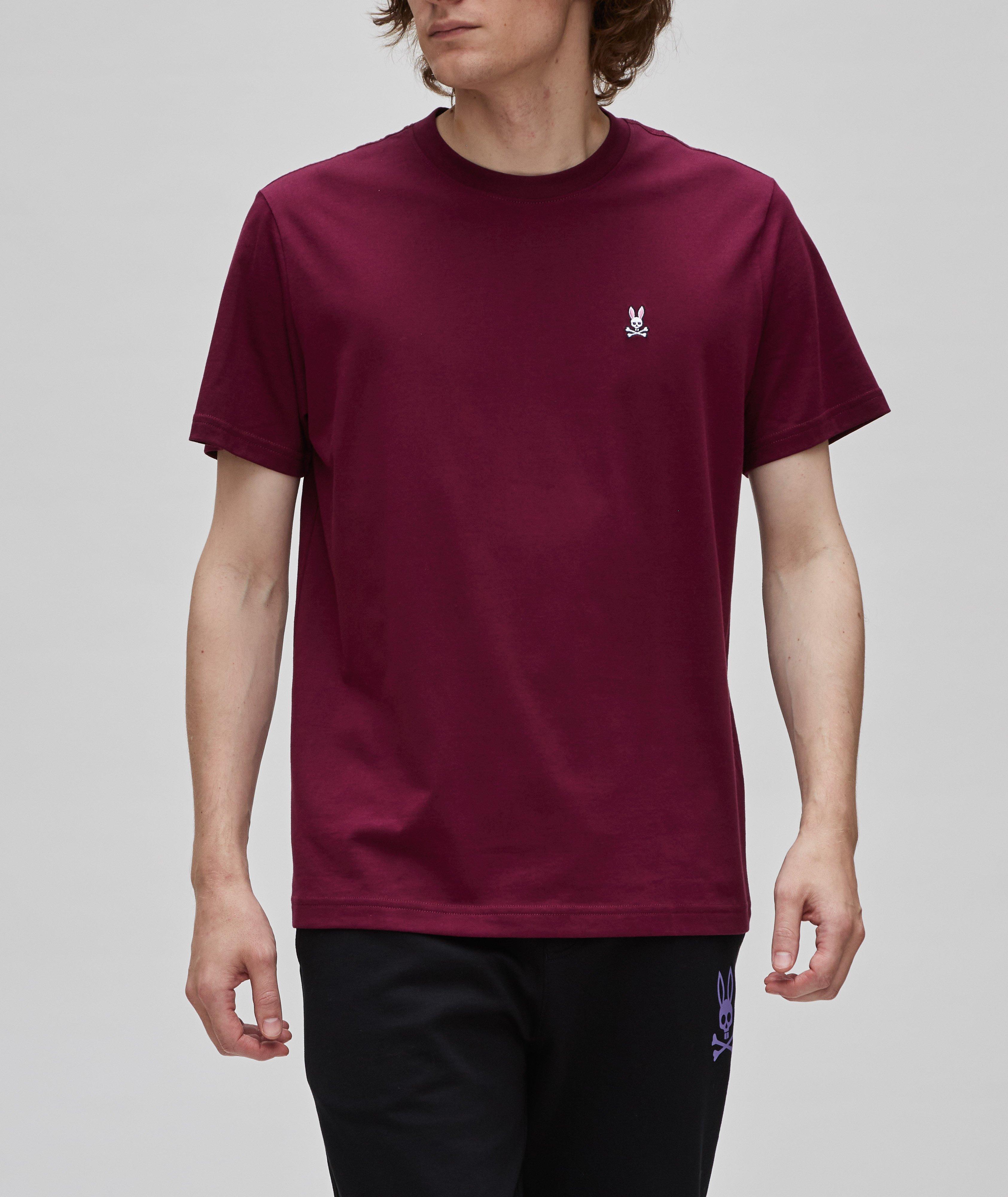 Embroidered Bunny Logo Pima Cotton T-Shirt image 1