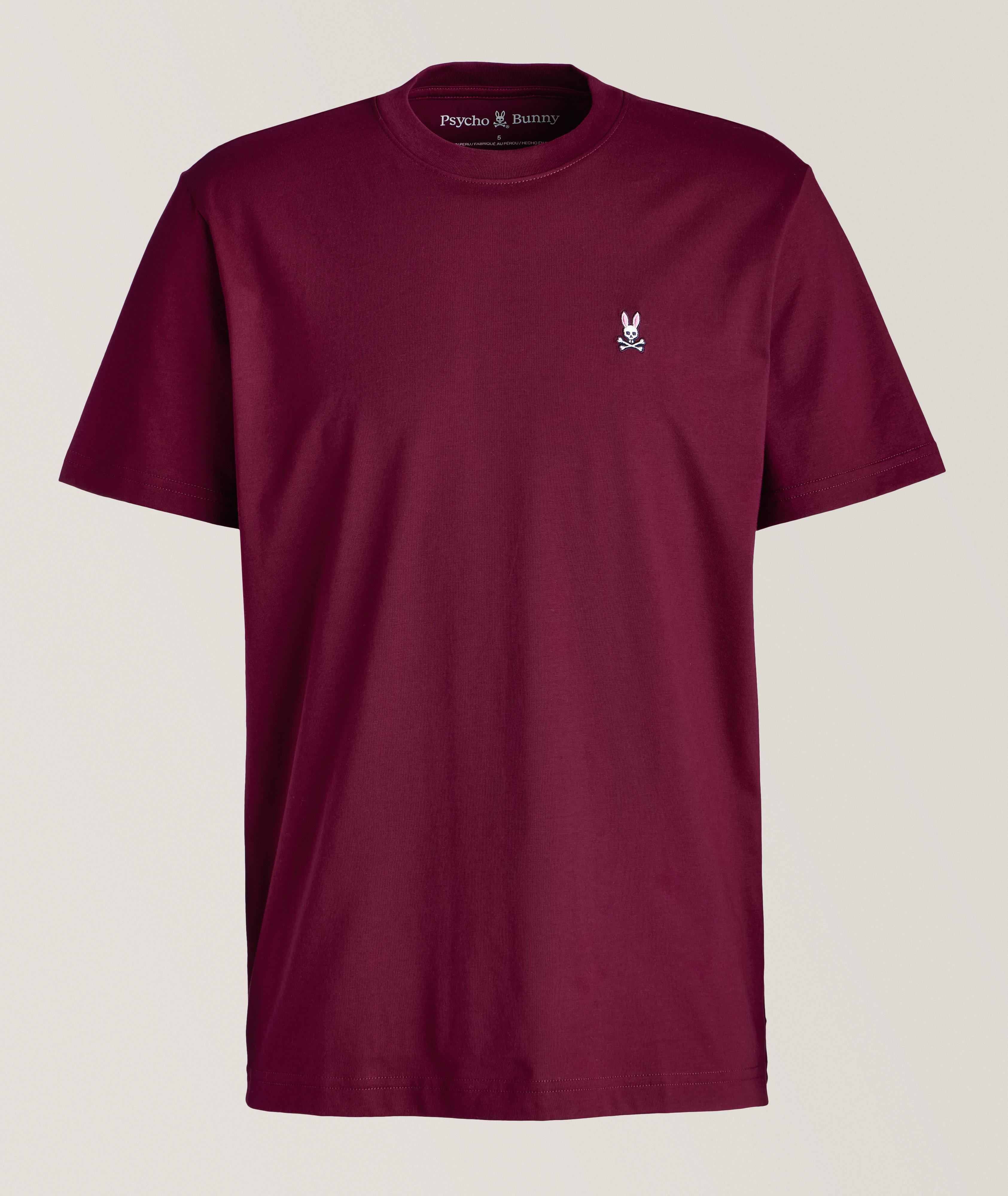 Embroidered Bunny Logo Pima Cotton T-Shirt image 0