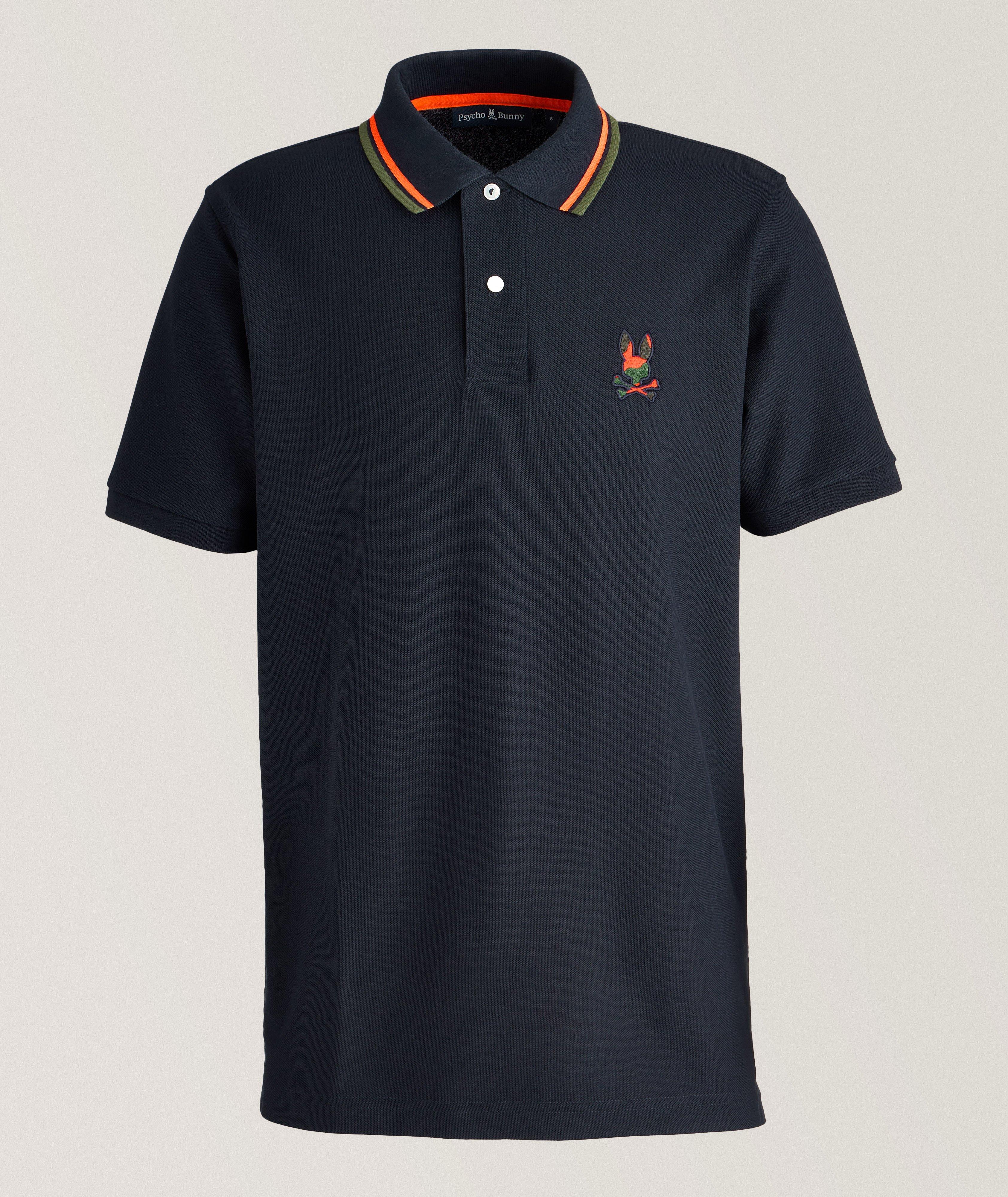 Polo en piqué de coton pima, collection camouflage image 0