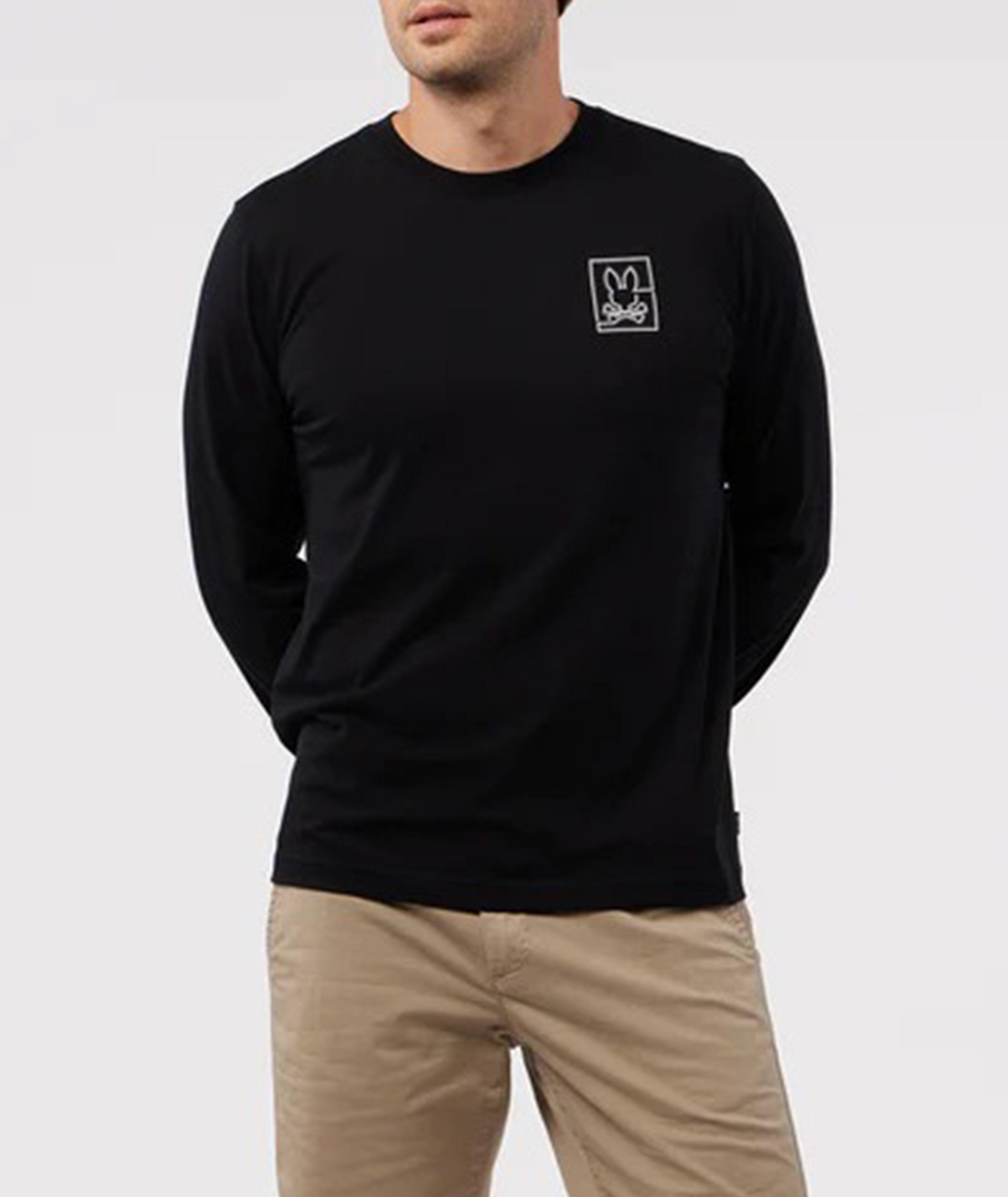 Chester Embroidered Logo Pima Cotton Crewneck Sweater image 2