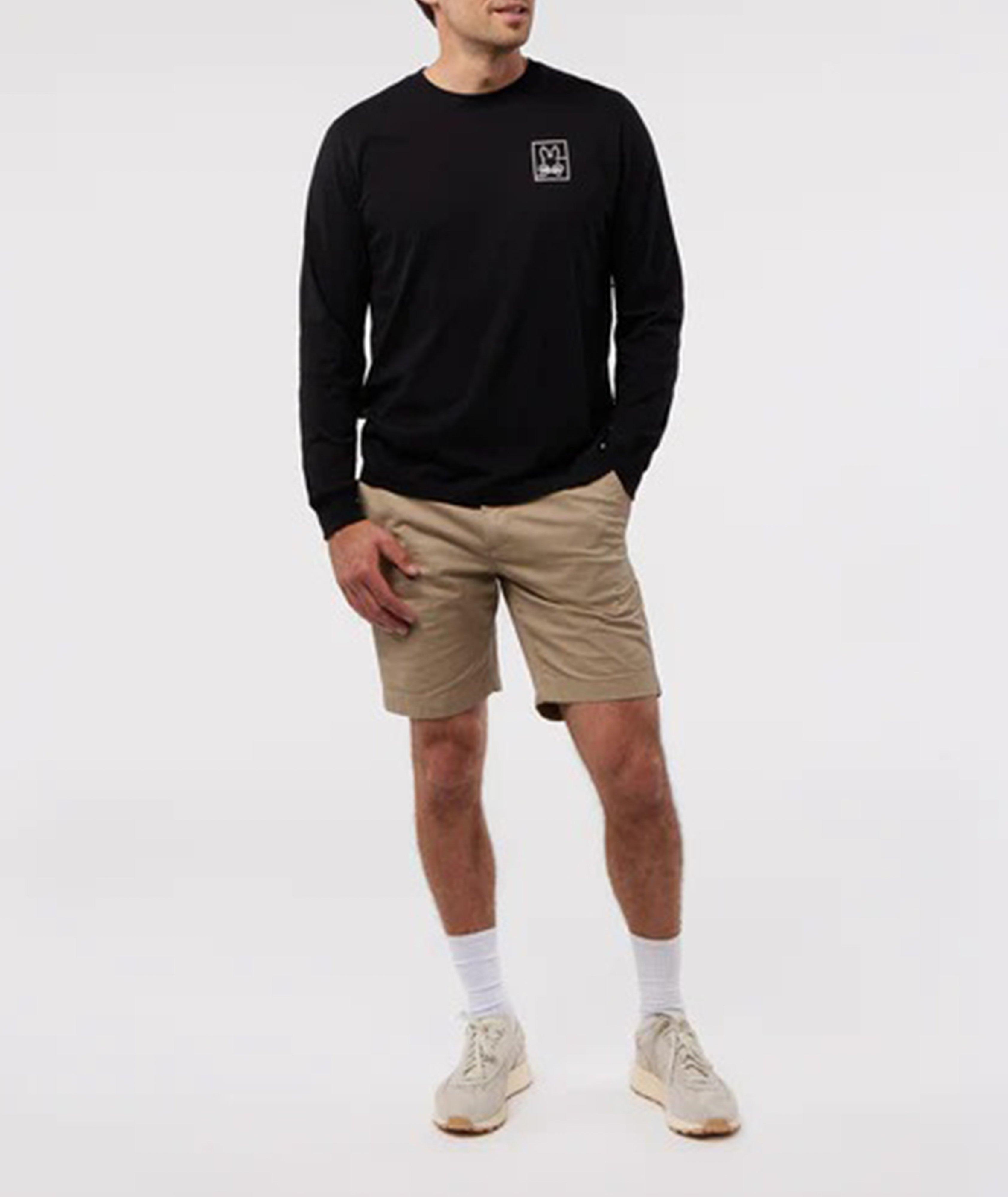 Chester Embroidered Logo Pima Cotton Crewneck Sweater image 4
