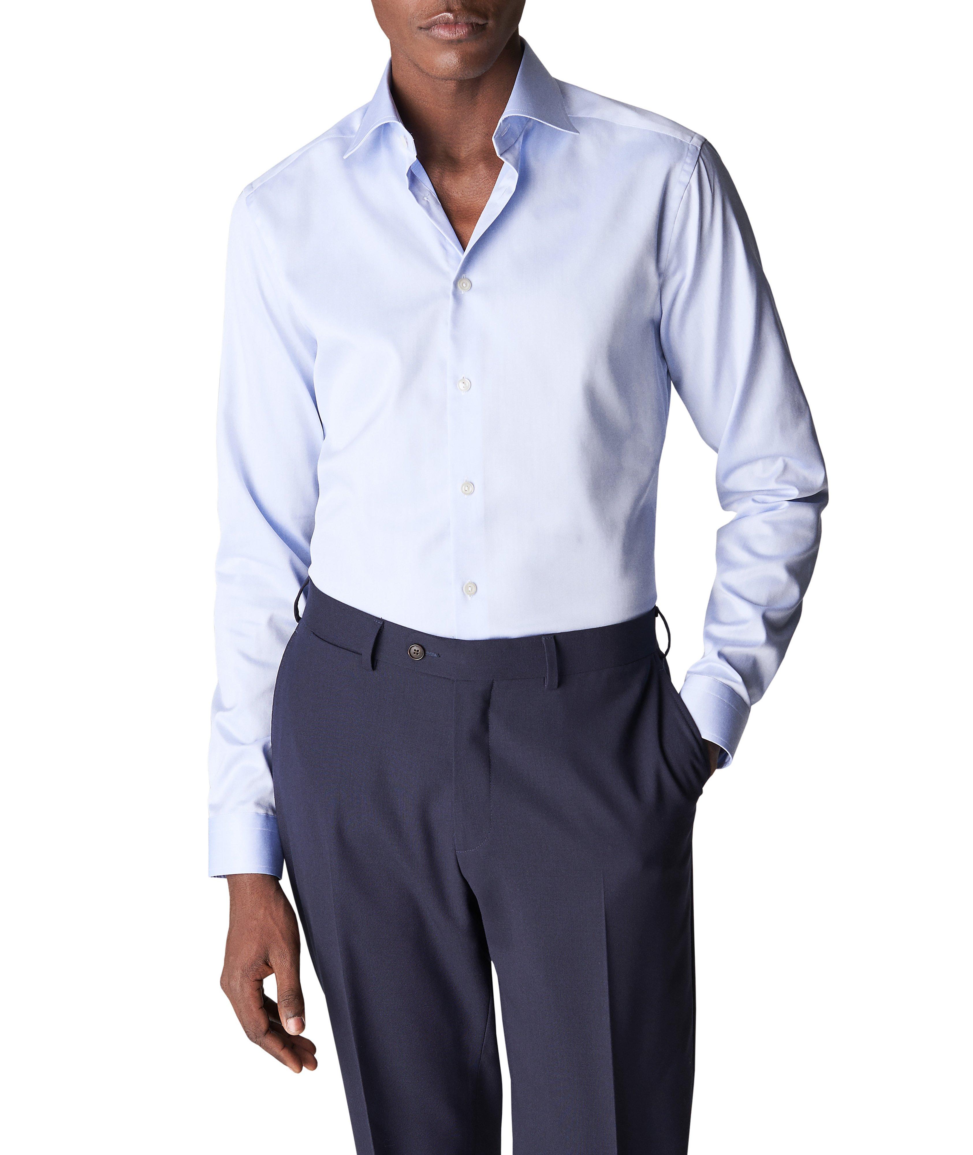 Super Slim Fit Twill Dress Shirt image 1