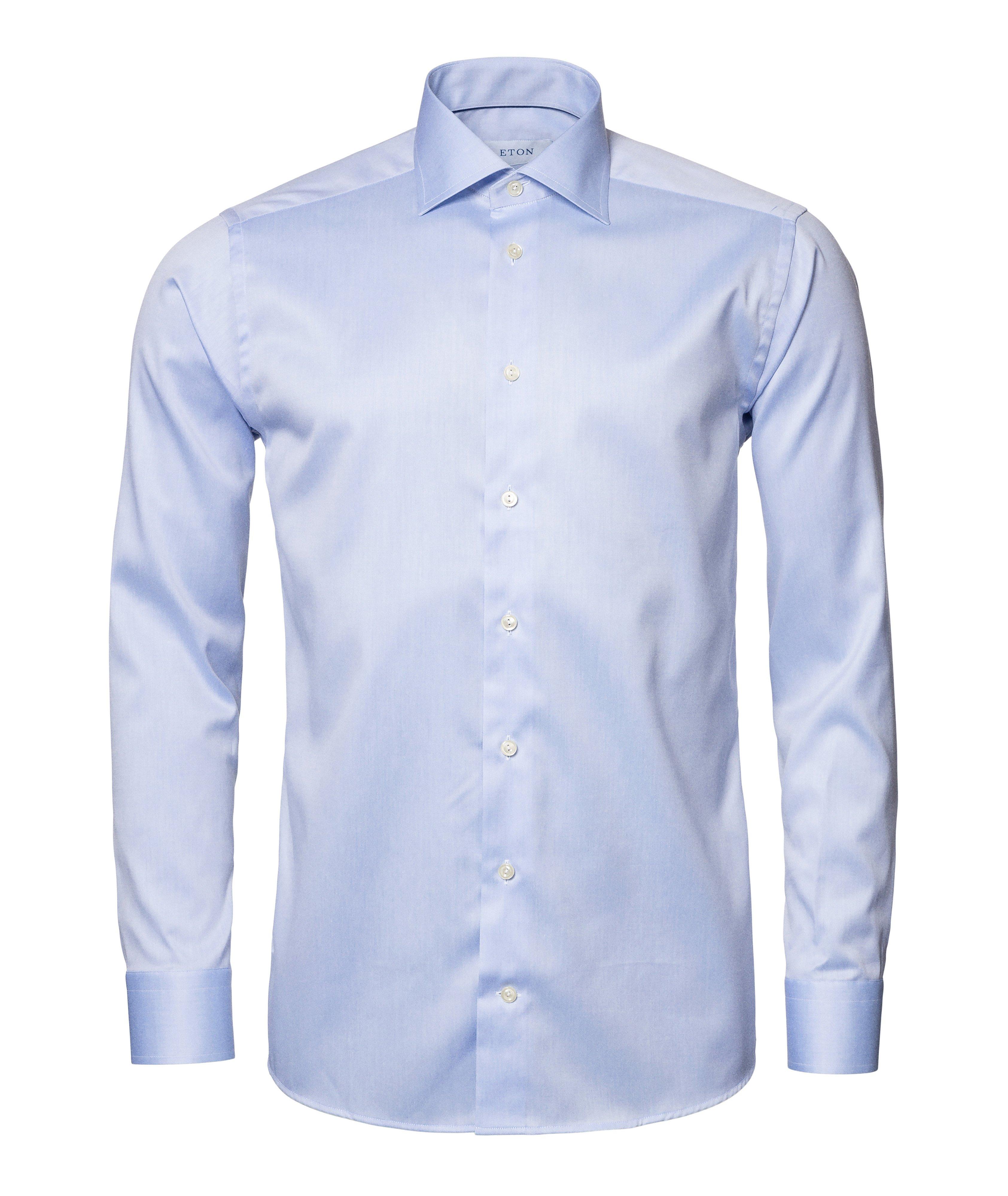 Chemise habillée en twill de coupe ajustée image 5