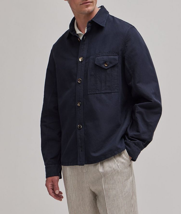 Linen-Cotton Shirt Jacket image 1