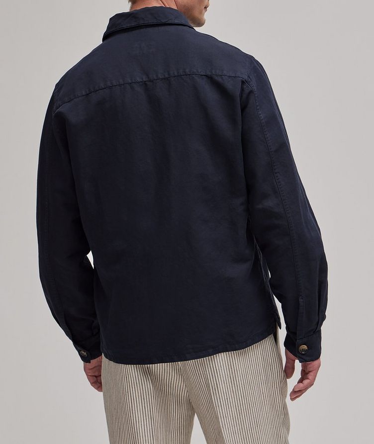 Linen-Cotton Shirt Jacket image 2